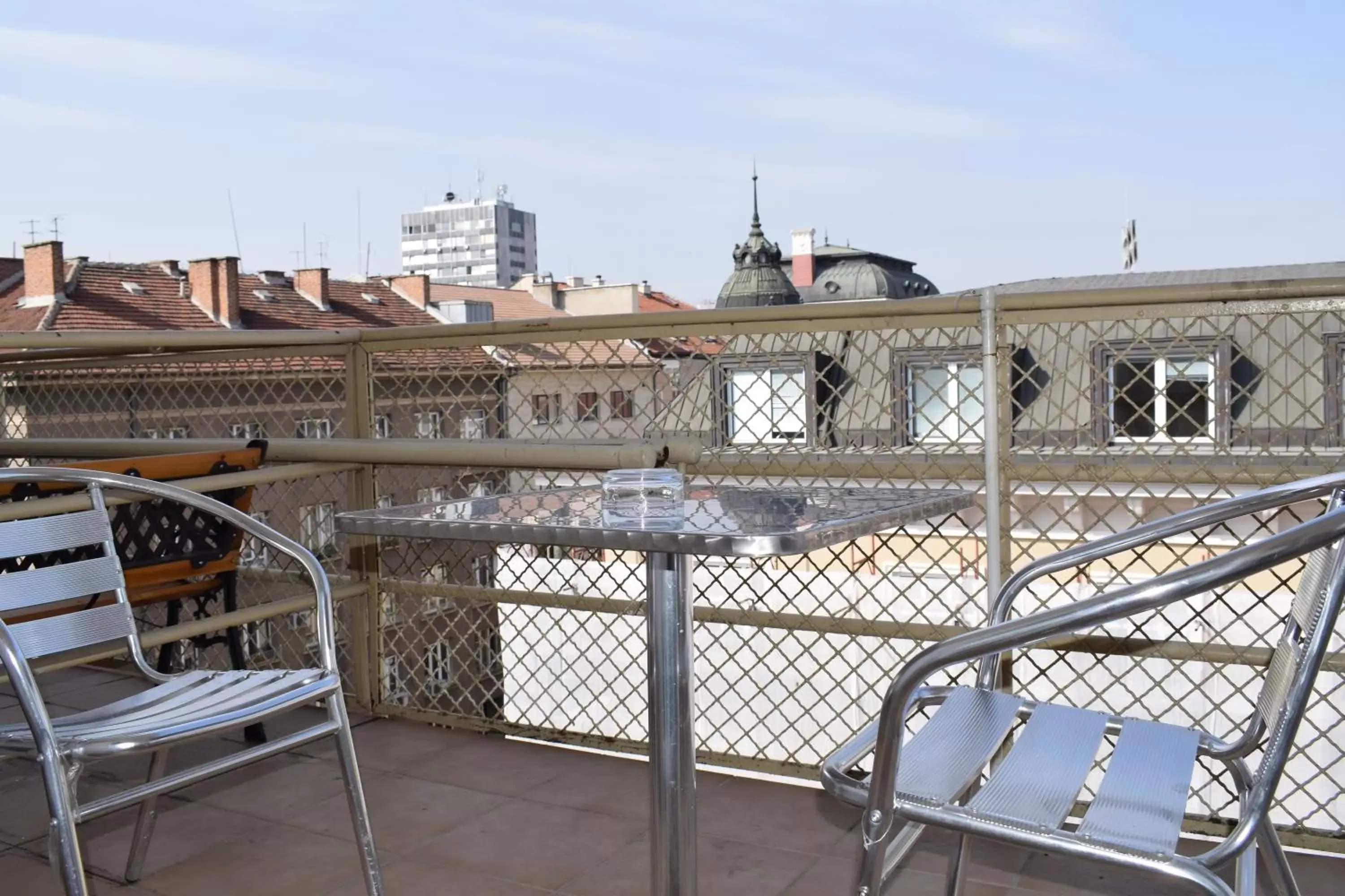 Balcony/Terrace in Slavyanska Beseda Hotel