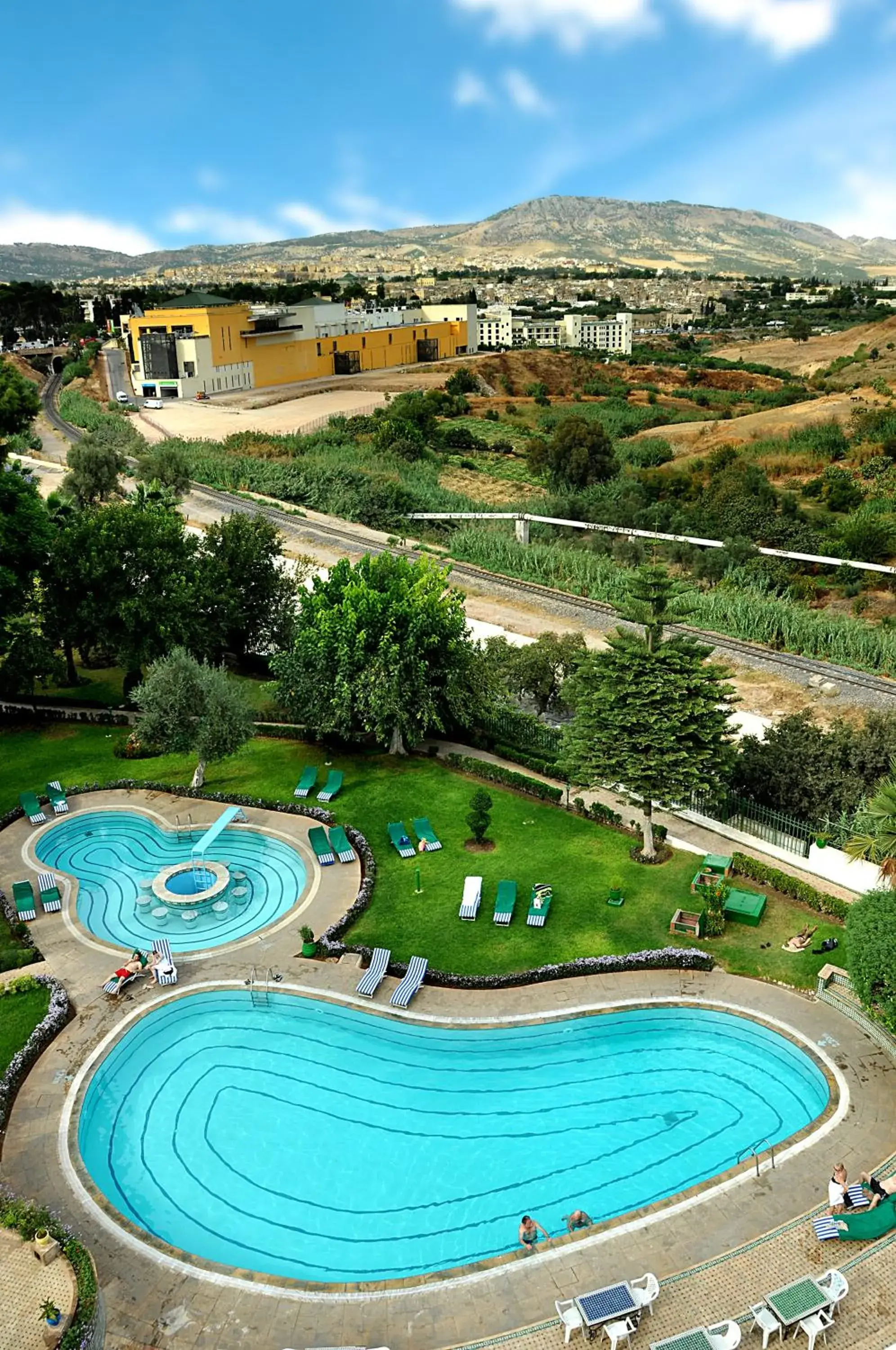 Patio, Pool View in Menzeh Zalagh City Center