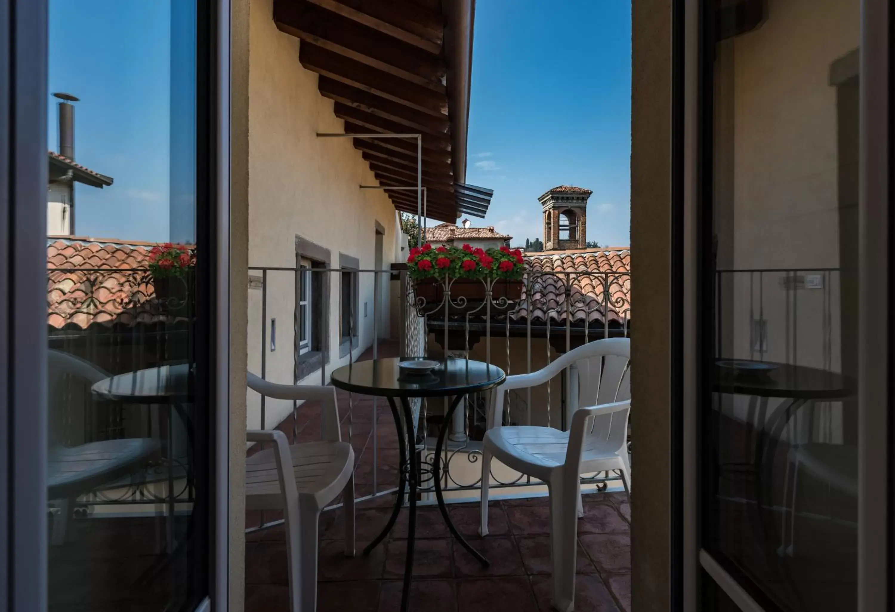 Balcony/Terrace in Hotel Piazza Vecchia