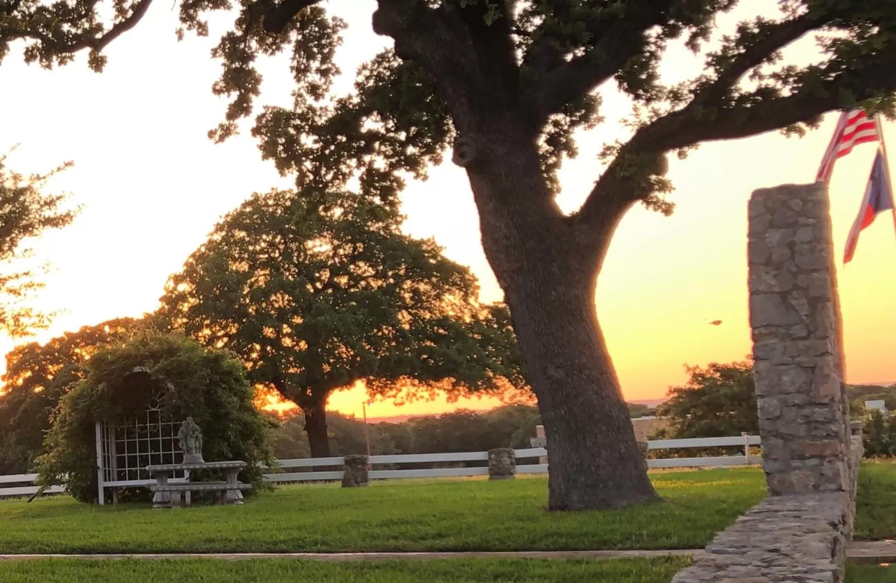 Sunrise in The Old Liberty Schoolhouse