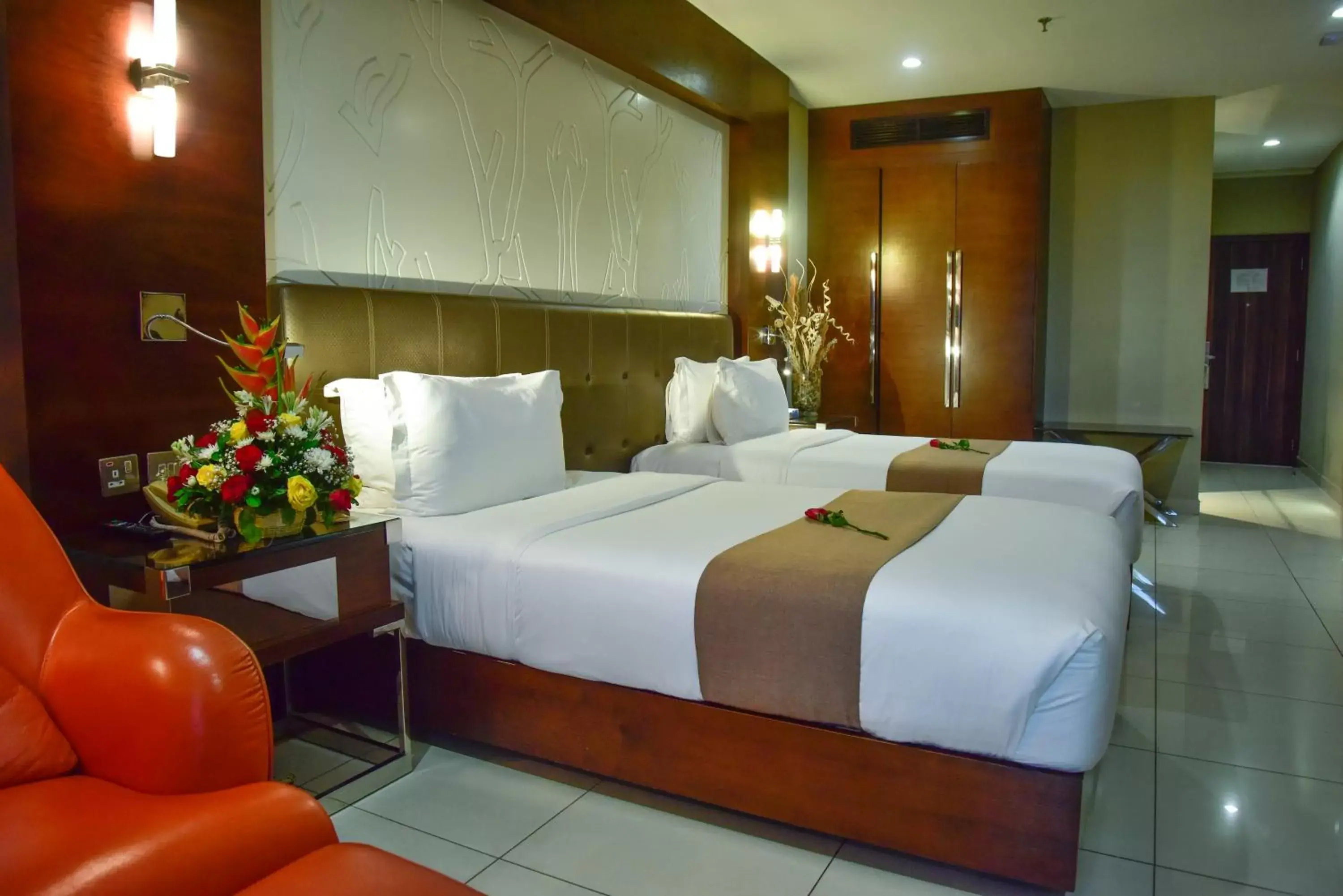 Bed in Harbour View Suites