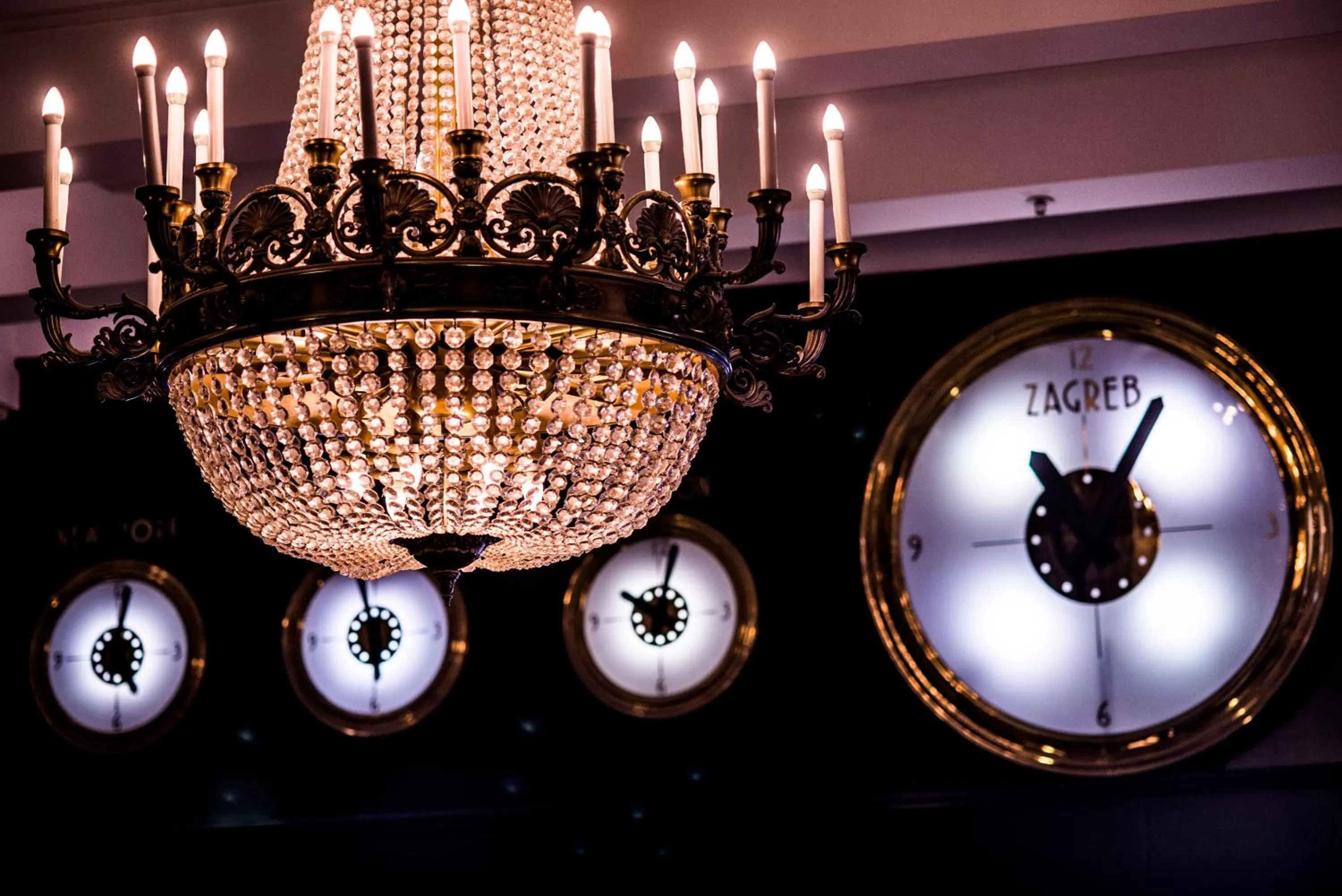 Decorative detail in Esplanade Zagreb Hotel