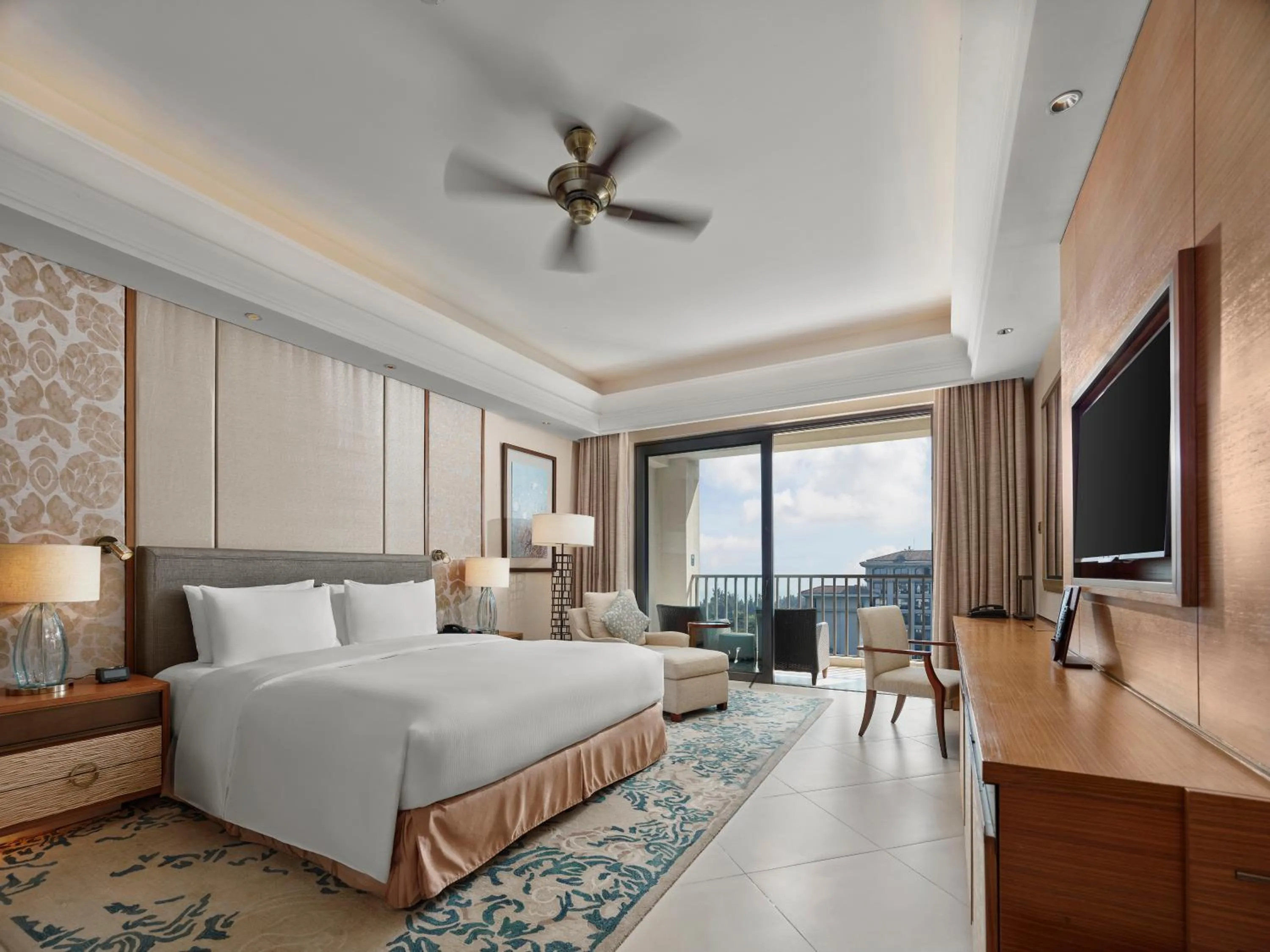 Bed in Hilton Haikou Meilan