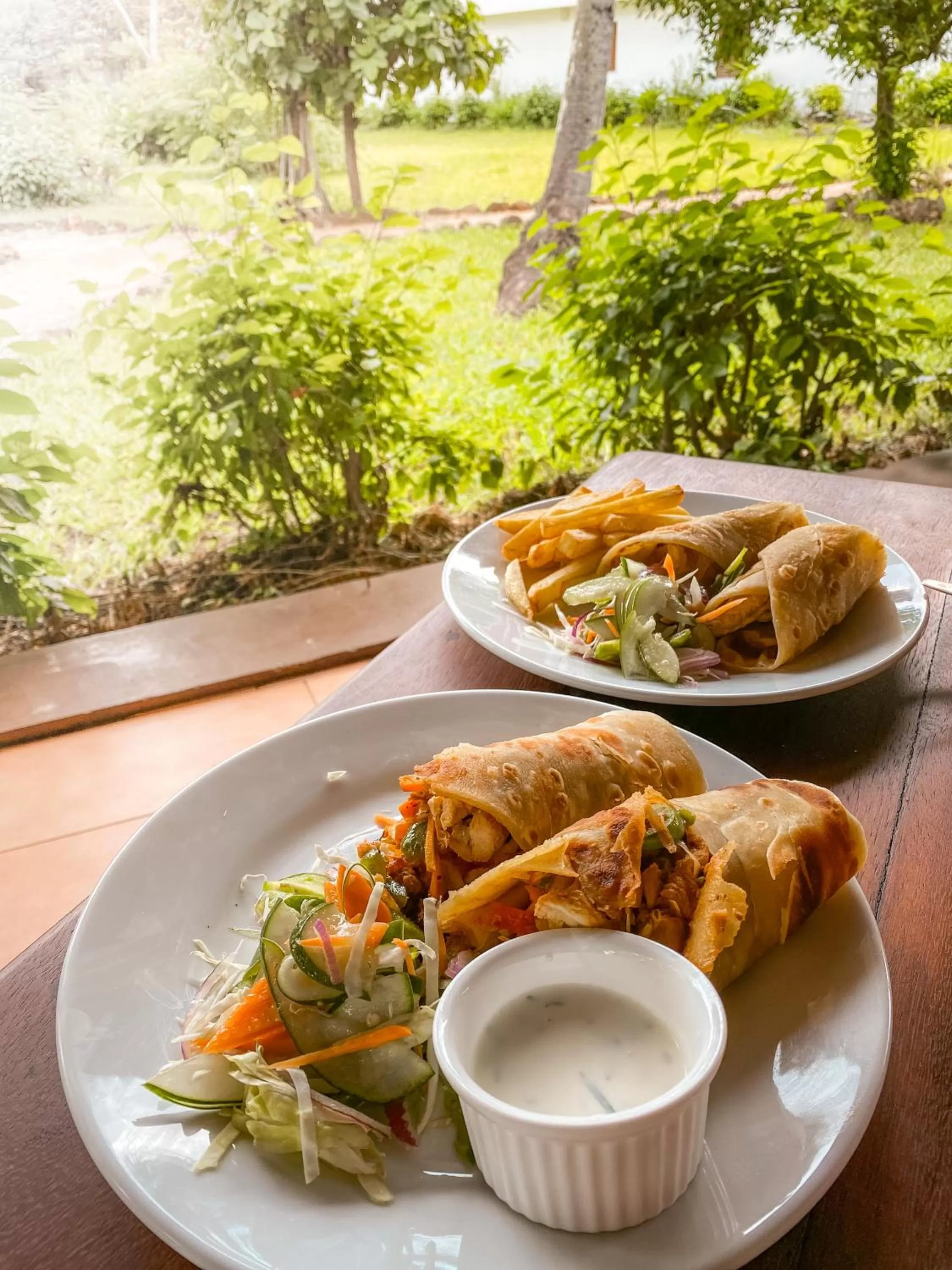 Food and drinks in Flame Tree Cottages
