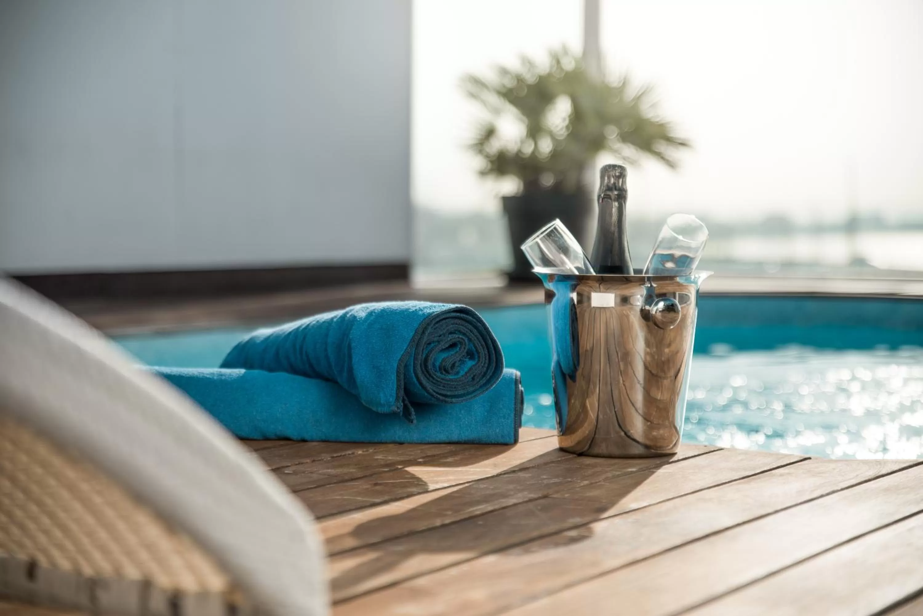 Swimming pool in Hotel Feliz