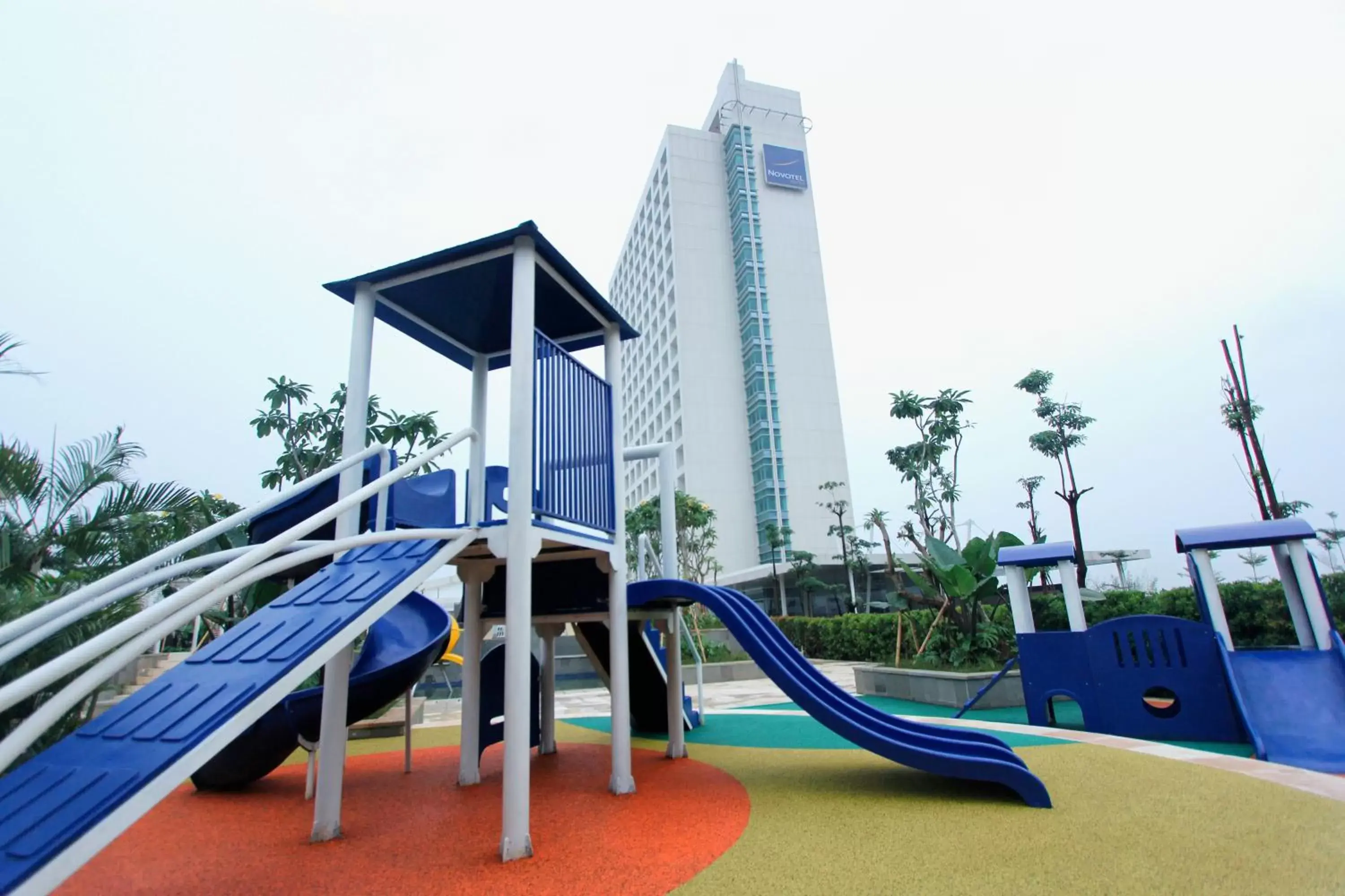 Patio, Children's Play Area in Novotel Tangerang