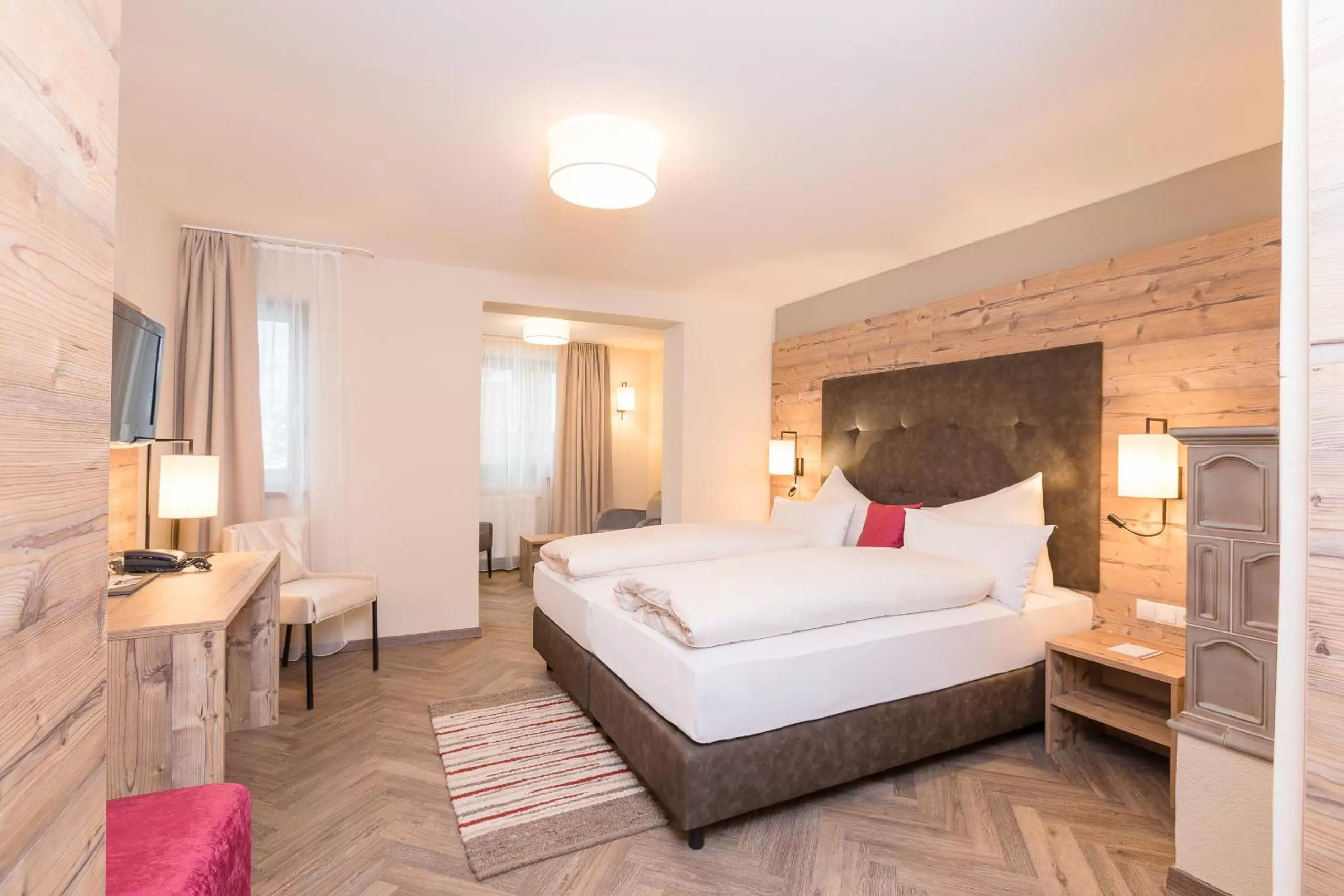 Bed in Alpenhotel Tirolerhof