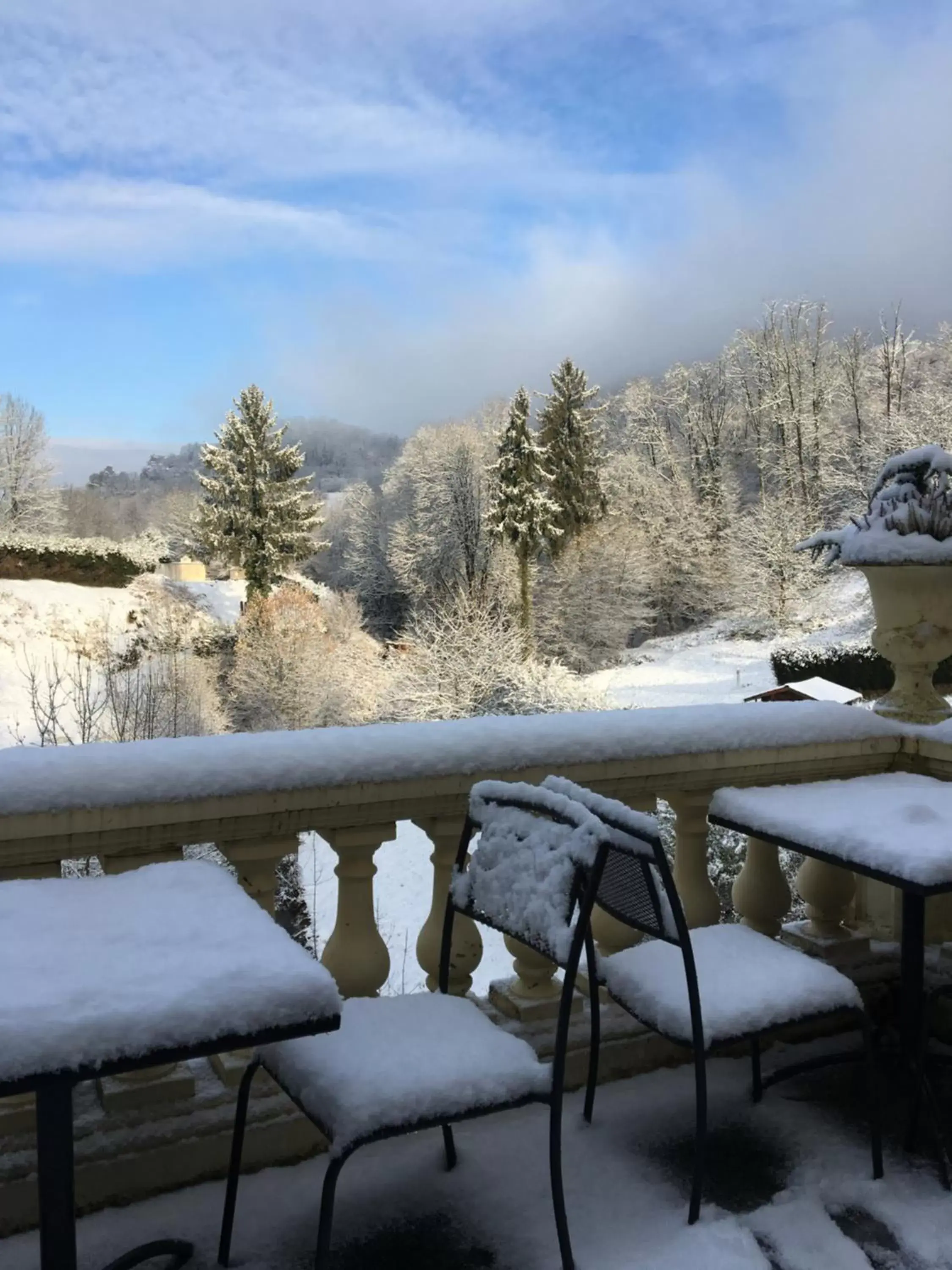 Winter in Domaine Du Moulin Vallée Heureuse