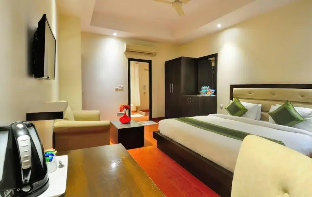 Bed in Zenith Hotel - Delhi Airport