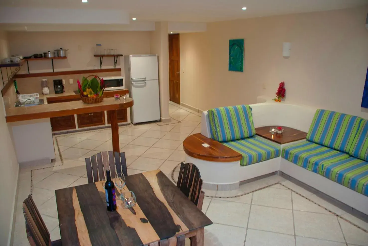 Kitchen or kitchenette, Seating Area in Villas Bakalar