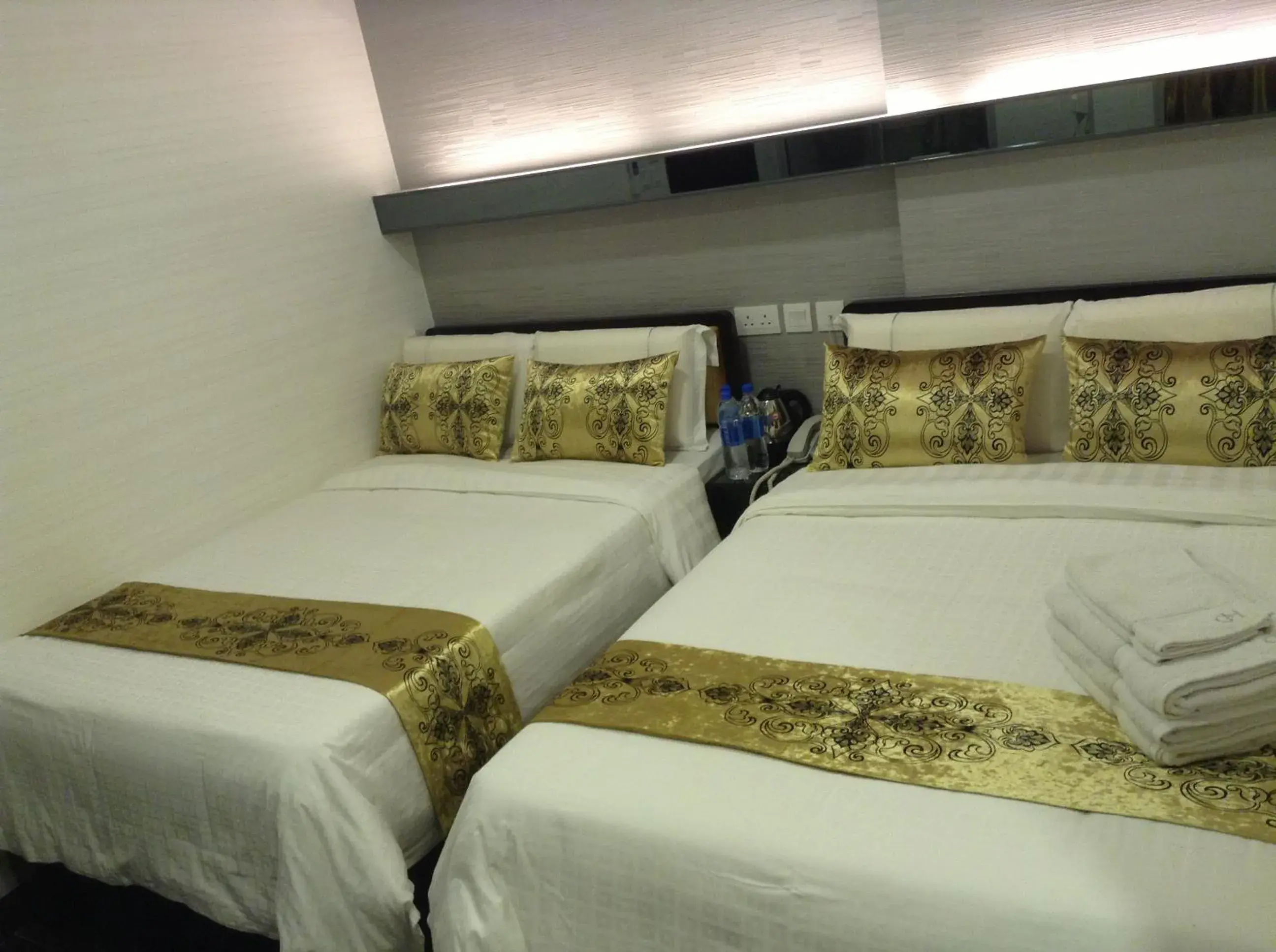 Bed in California Hotel