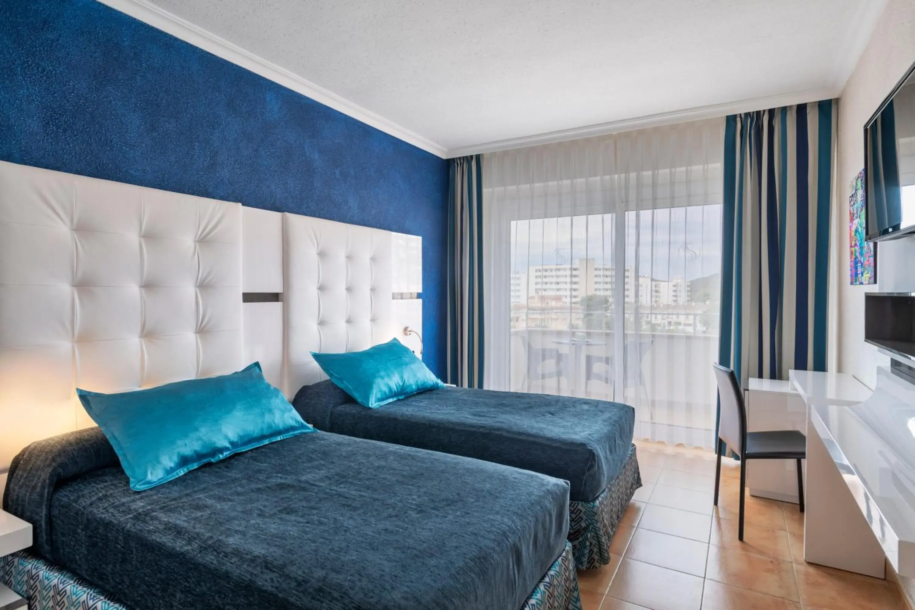 Bedroom, Bed in Salles Hotels Marina Portals