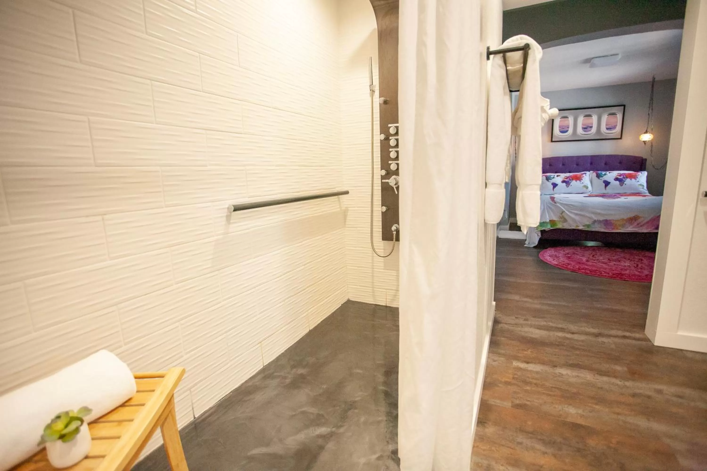 Bed in EO Bungalows, Black Hills