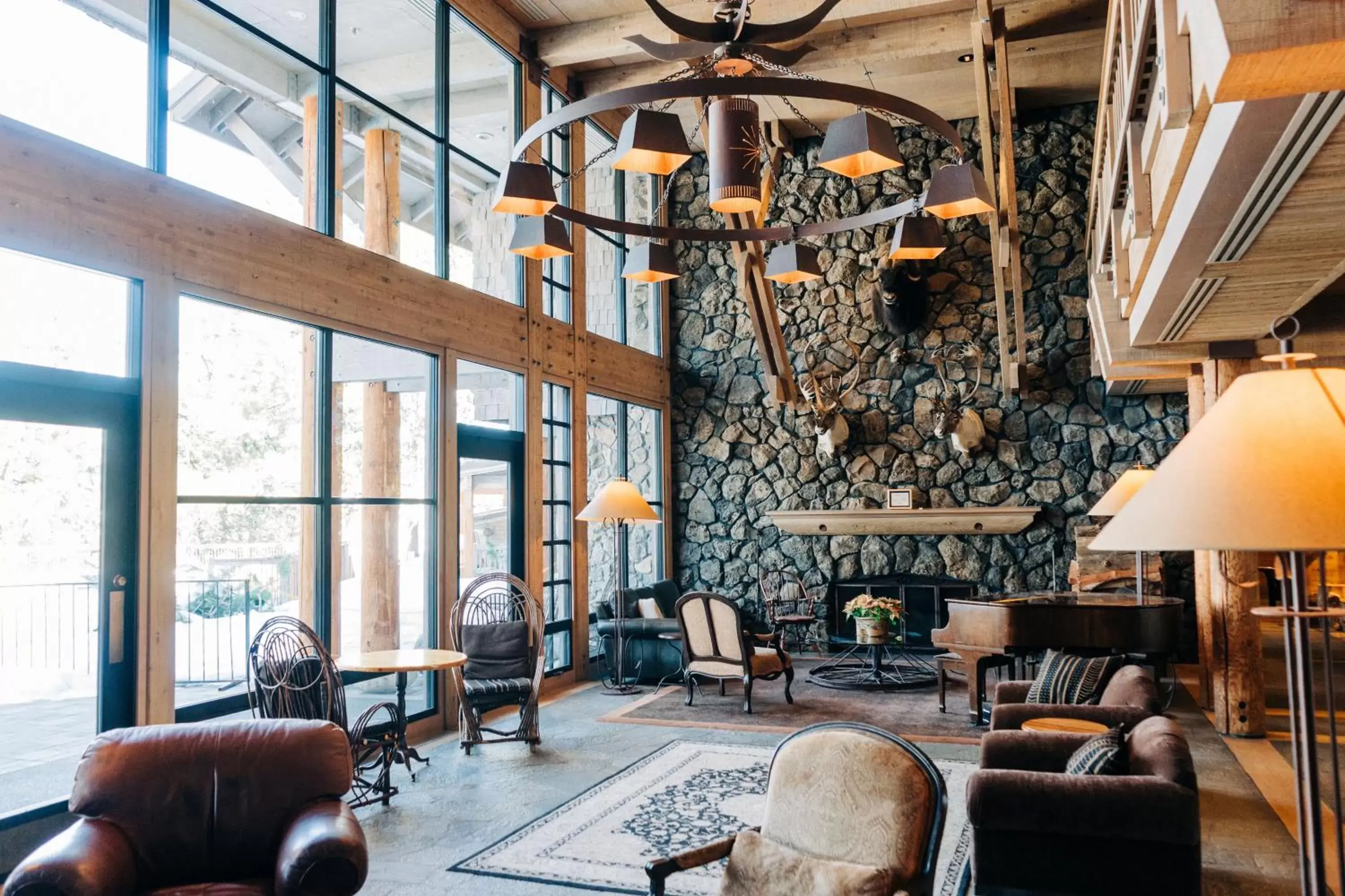 Lobby or reception in Sun Mountain Lodge