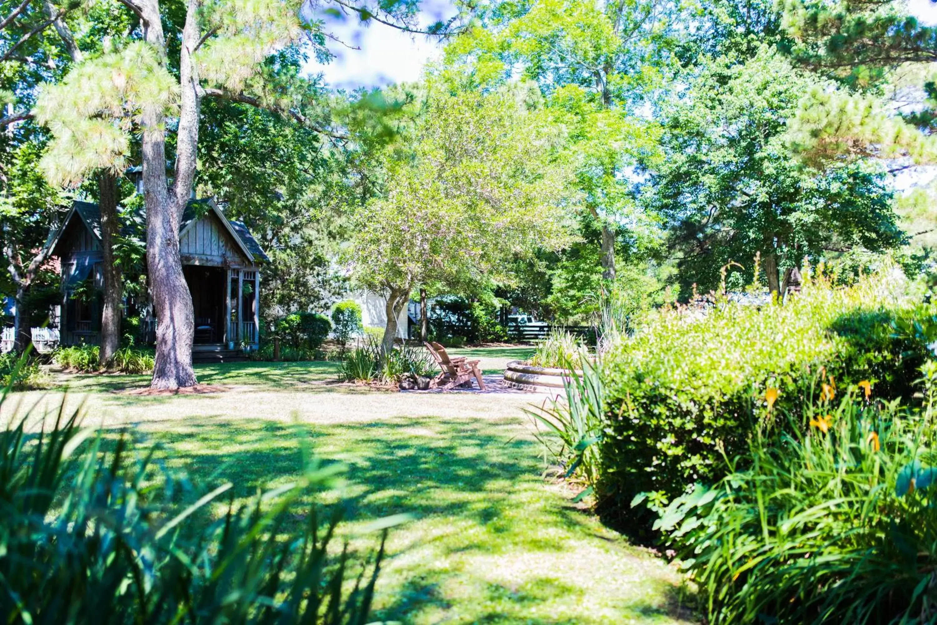 Natural landscape, Garden in Roanoke Island Inn