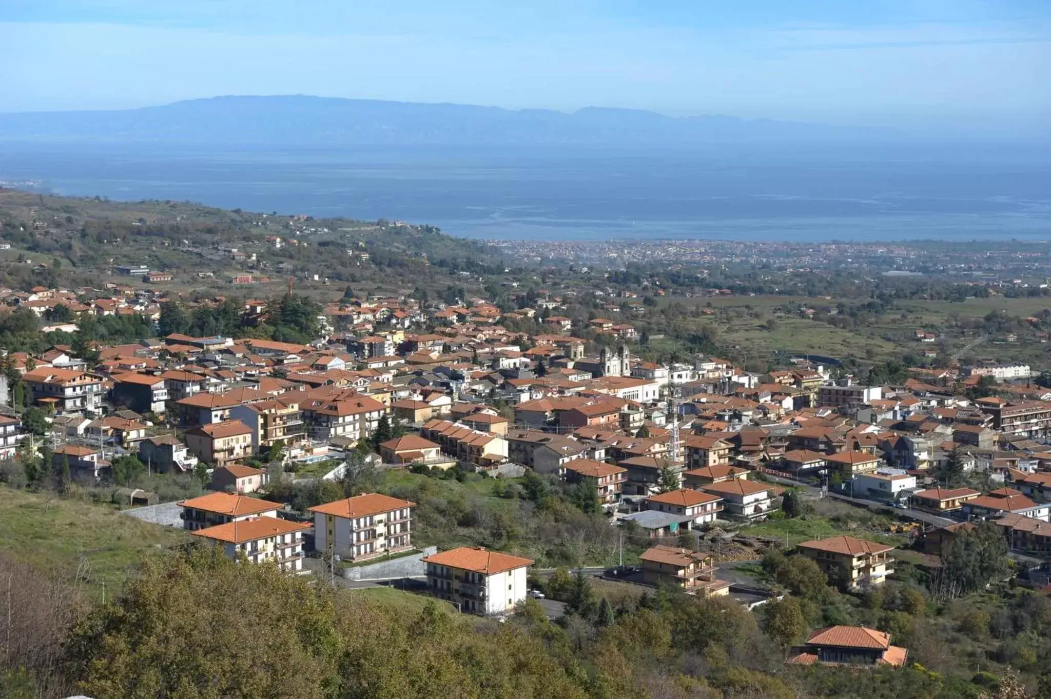 City view, Bird's-eye View in Villa Hirschen