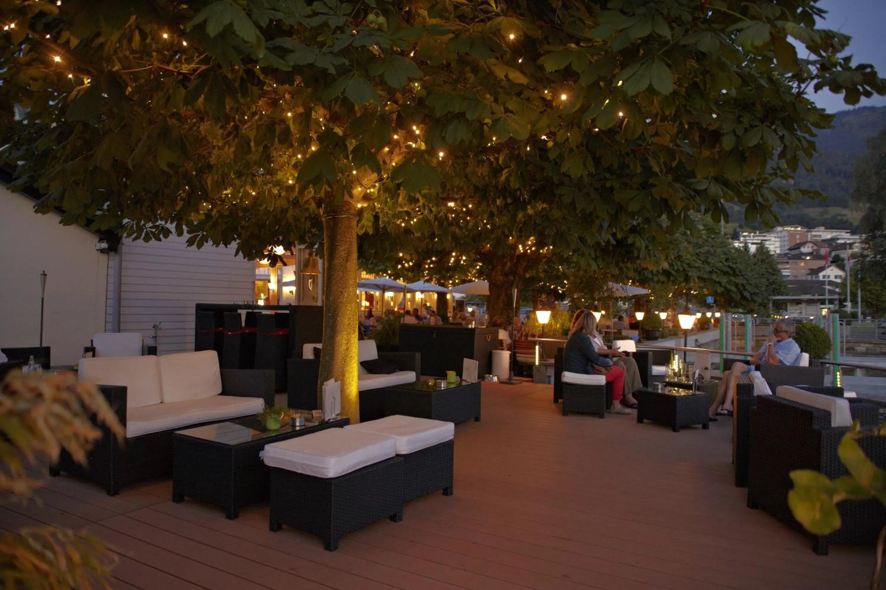 Night in Hotel Restaurant Seehof