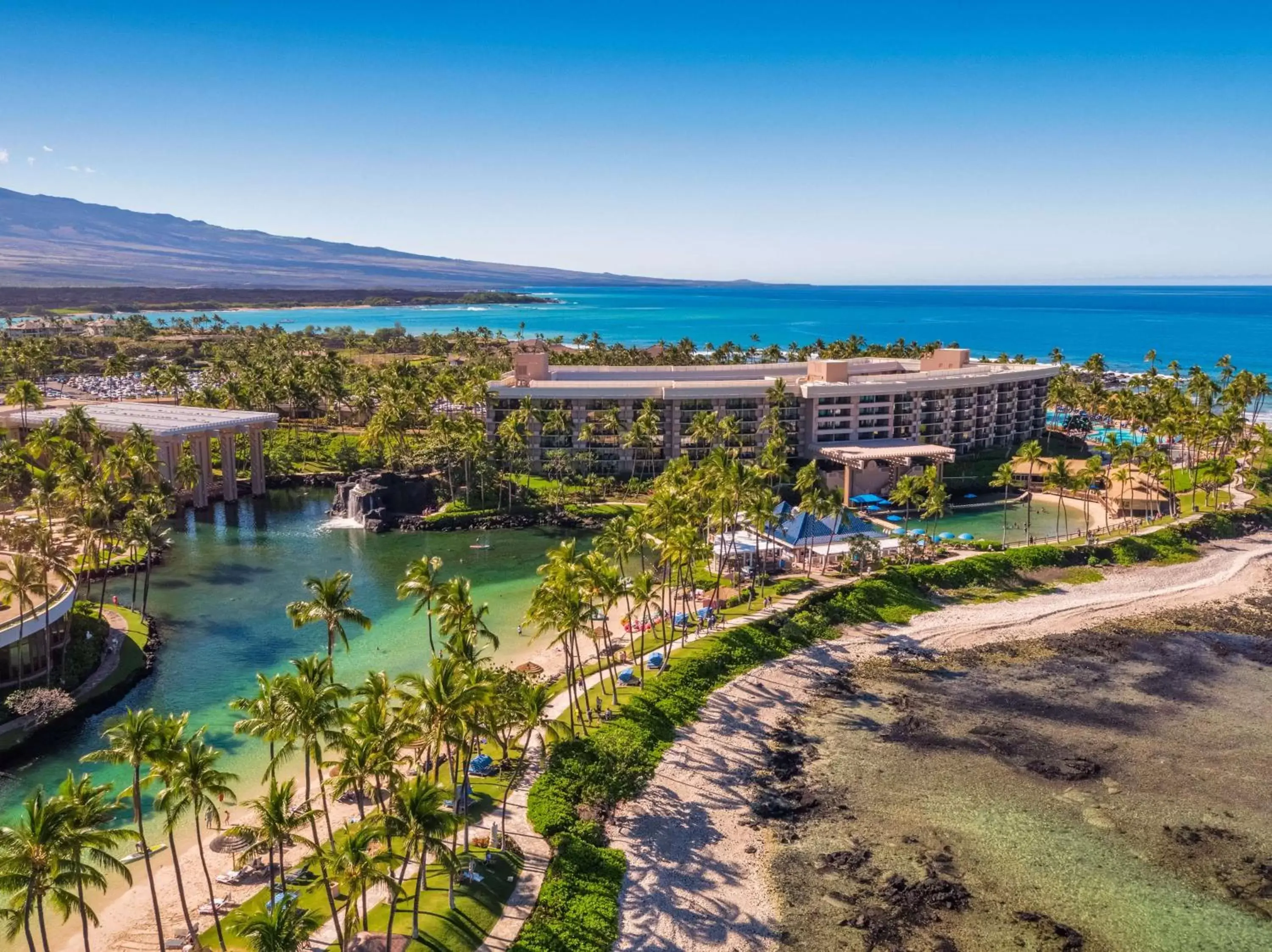 Property building, Bird's-eye View in Hilton Waikoloa Village