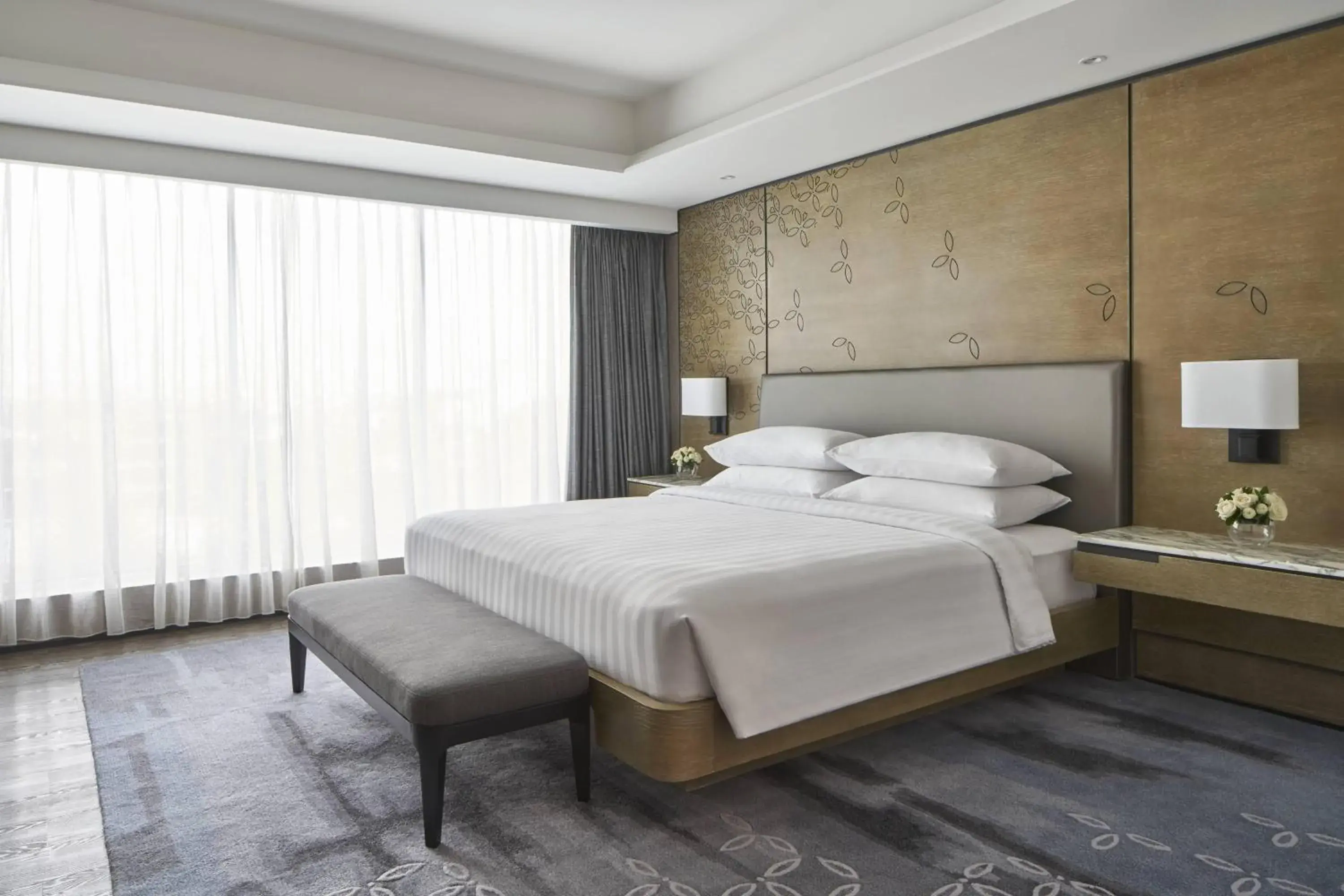Photo of the whole room, Bed in Yogyakarta Marriott Hotel