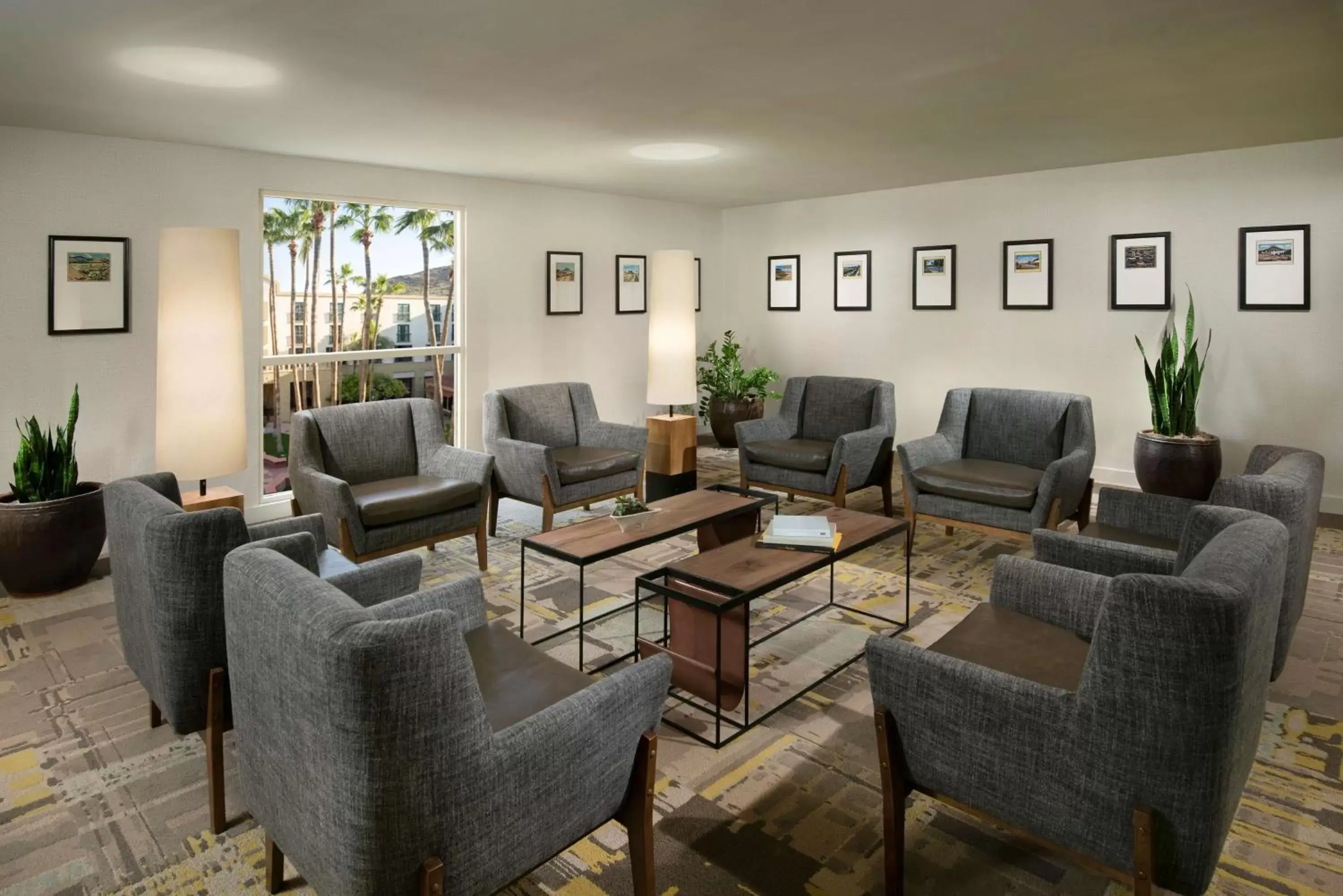 Lobby or reception in Tempe Mission Palms Lobby or reception in Tempe Mission Palms