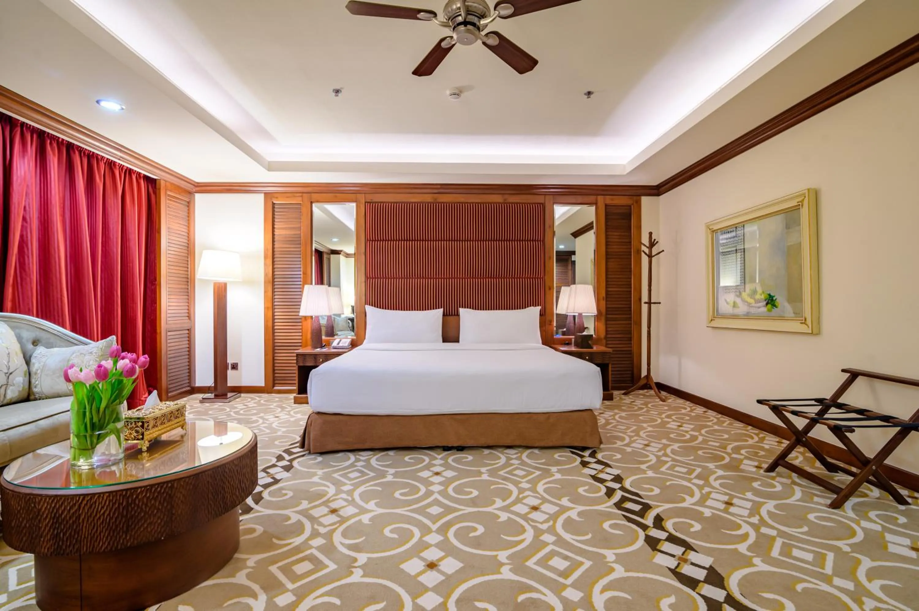 Bed in Danat Jebel Dhanna Resort