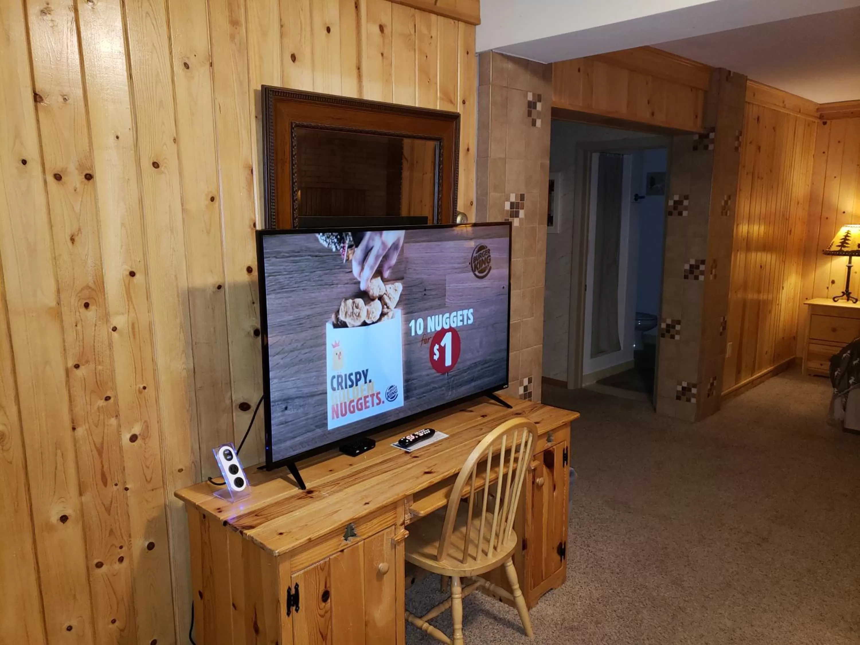 TV/Entertainment Center in Willard Munger Inn