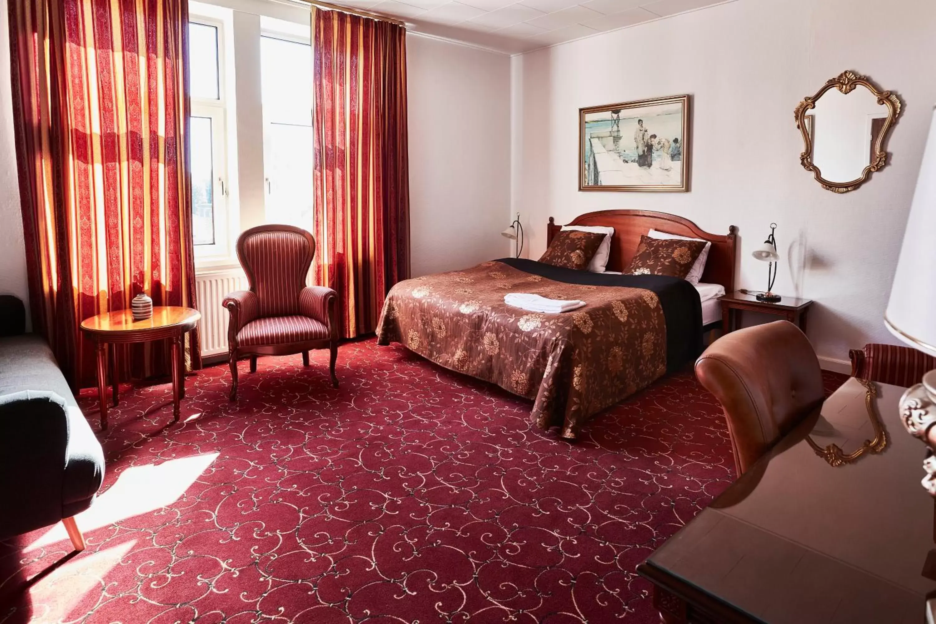 Bed in Milling Hotel Ansgar