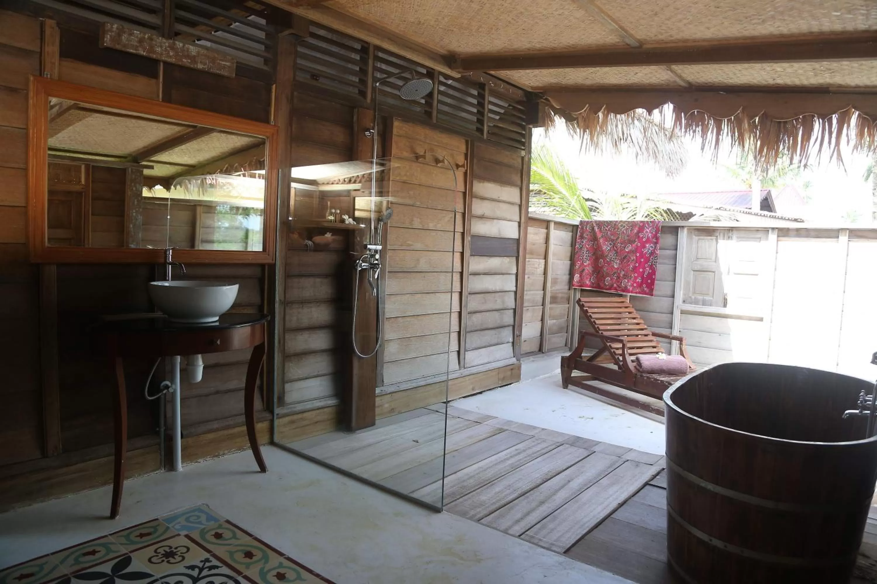 Shower in Kunang Kunang Heritage Villas