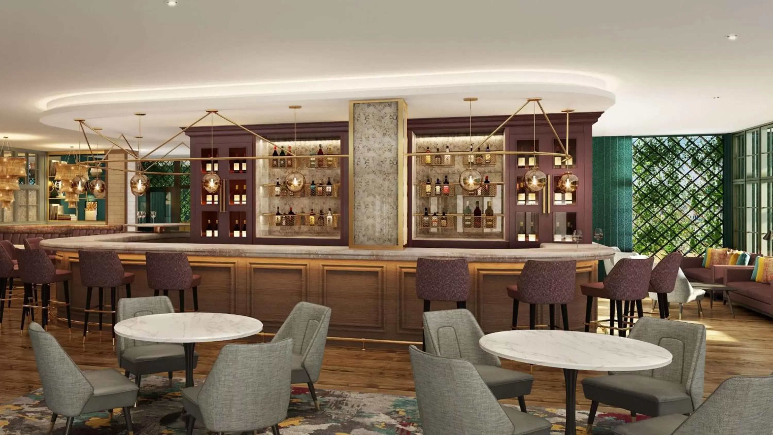Lounge or bar in DoubleTree by Hilton Bath Lounge or bar in DoubleTree by Hilton Bath