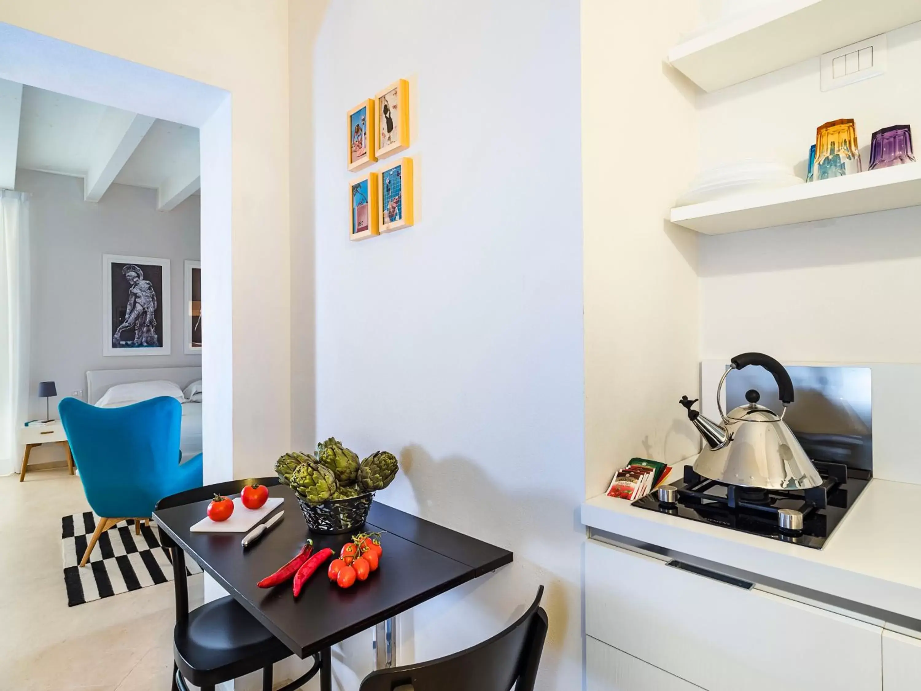 Kitchen or kitchenette, Kitchen/Kitchenette in Re Federico Boutique Hotel