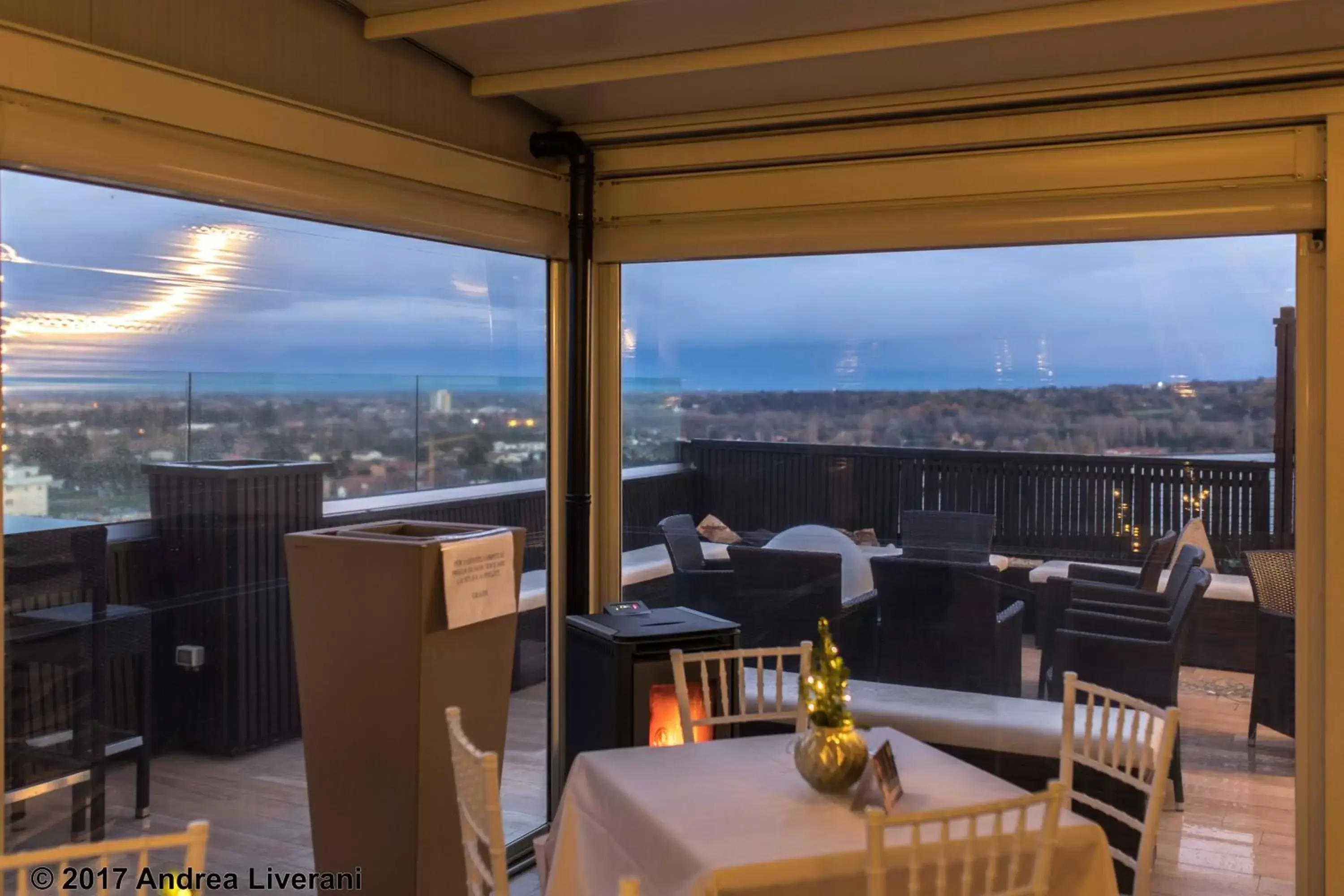 Balcony/Terrace, Restaurant/Places to Eat in Hotel Donatello Imola
