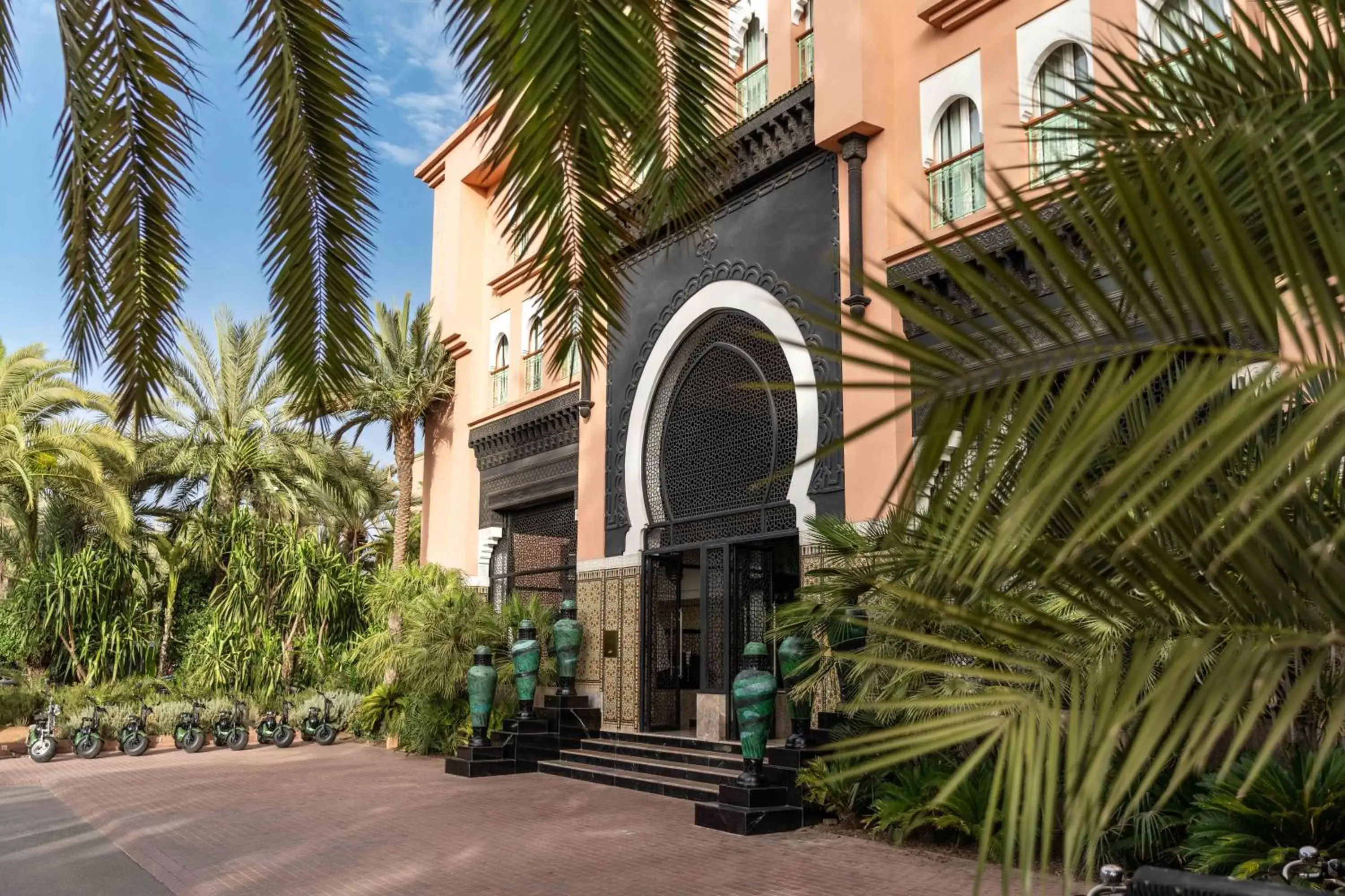Facade/entrance, Property Building in Sofitel Marrakech Lounge and Spa