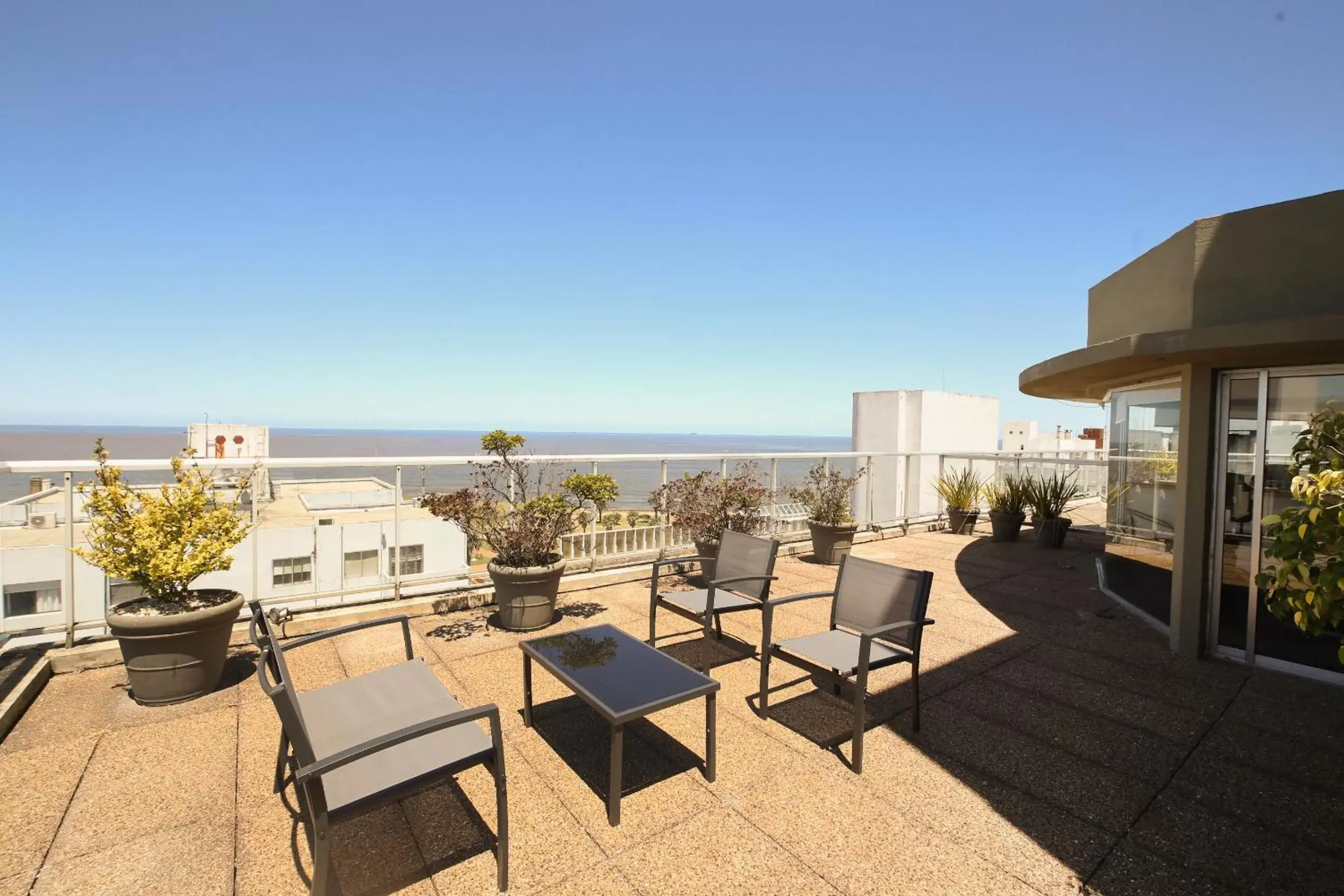 Solarium in Punta Trouville Hotel