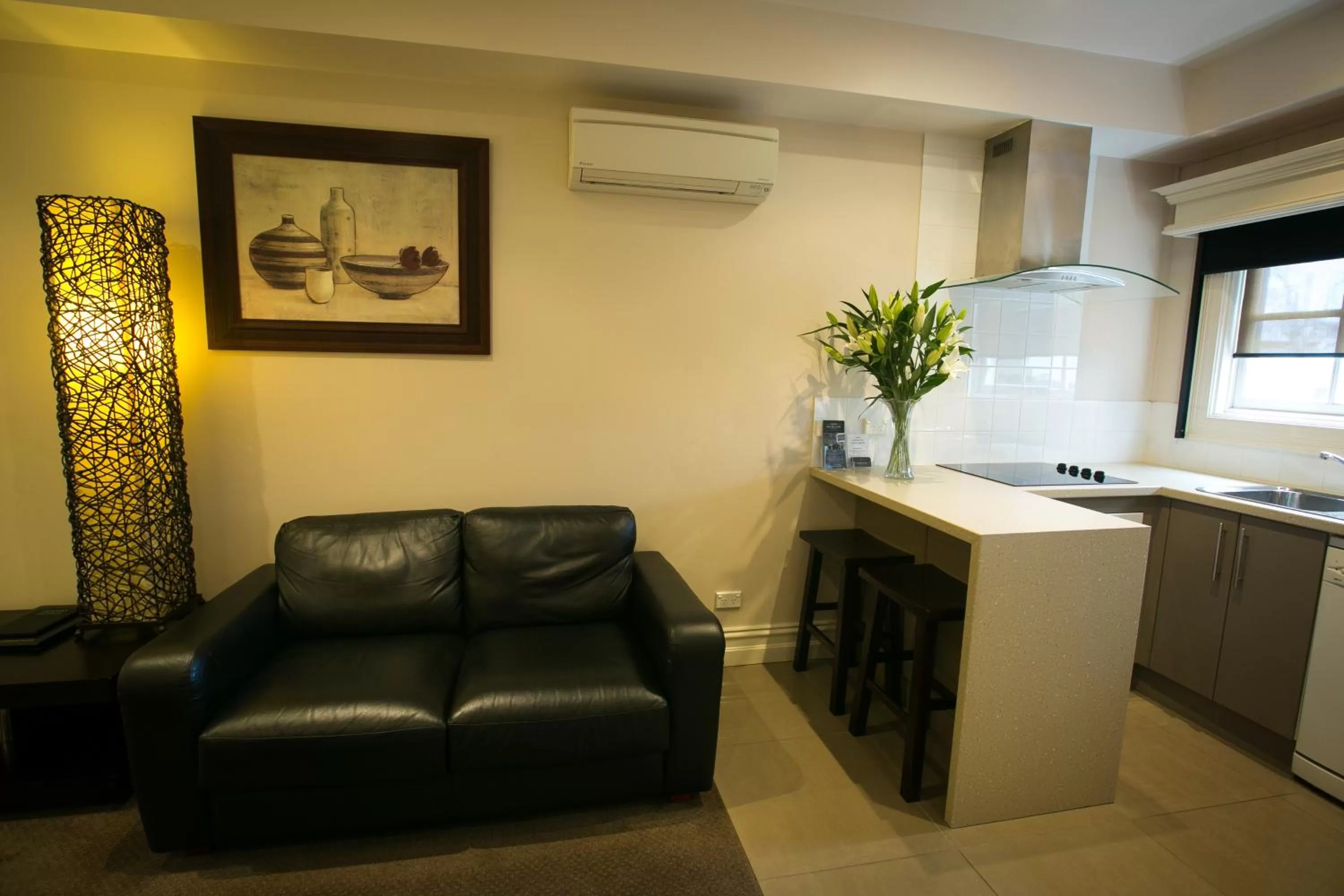 Living room in Gallery Apartments