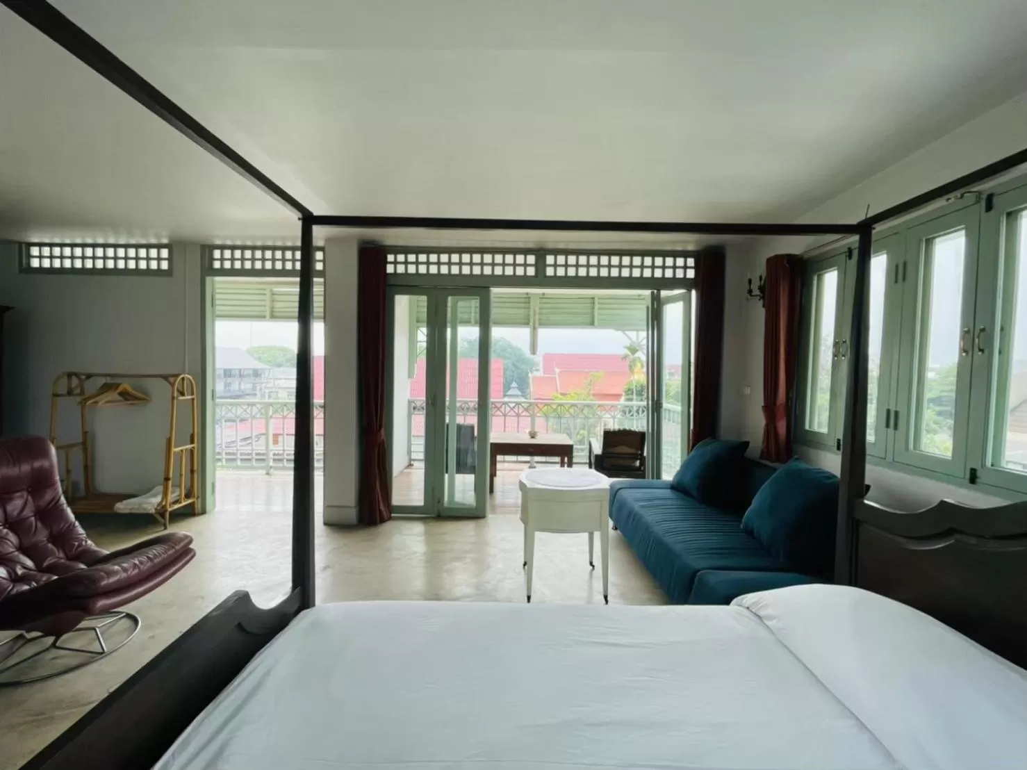 Bed in Villa Duangchampa
