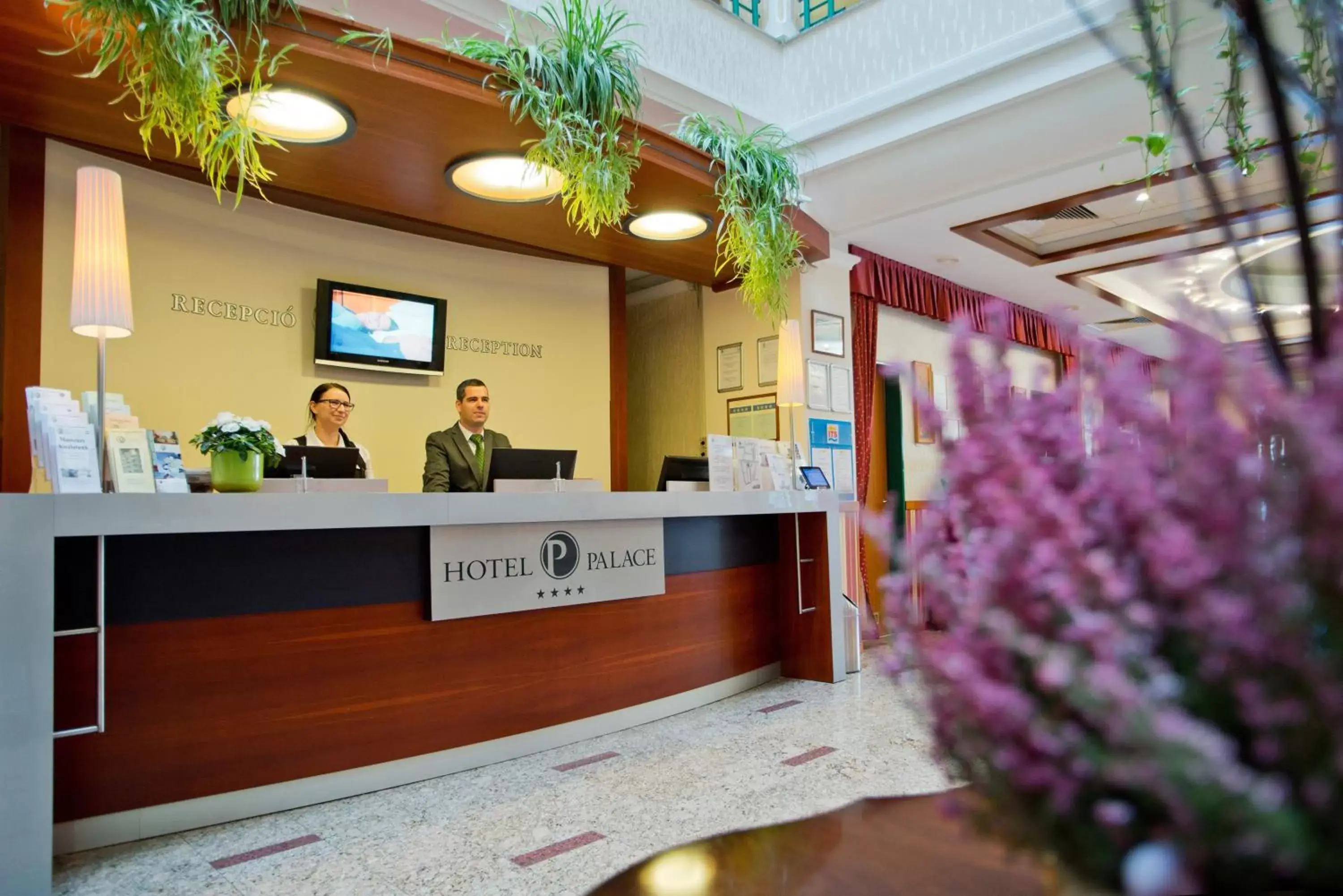 Lobby or reception, Lobby/Reception in Palace Hotel Hévíz