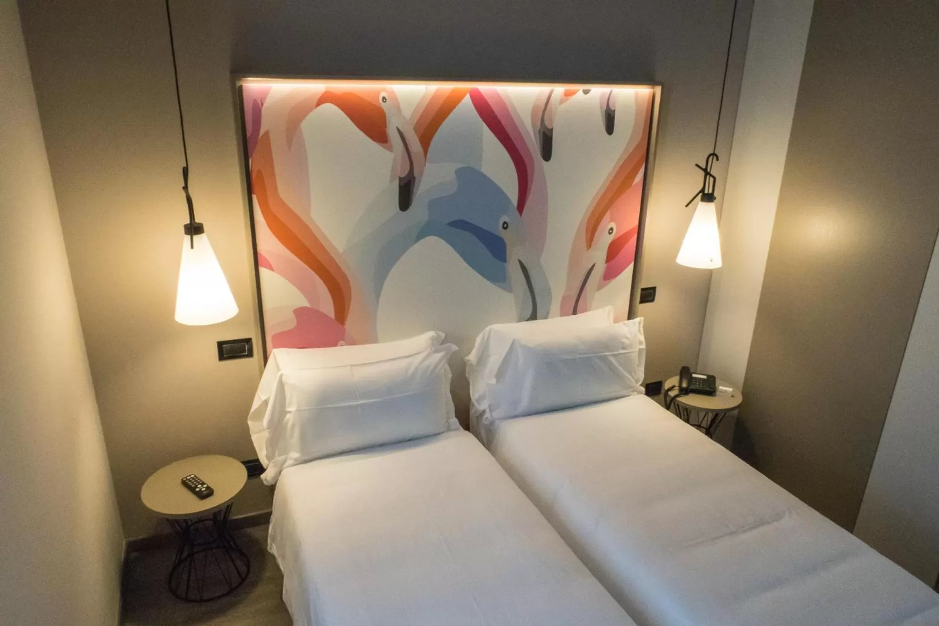 Bed in Hotel San Giovanni Roma