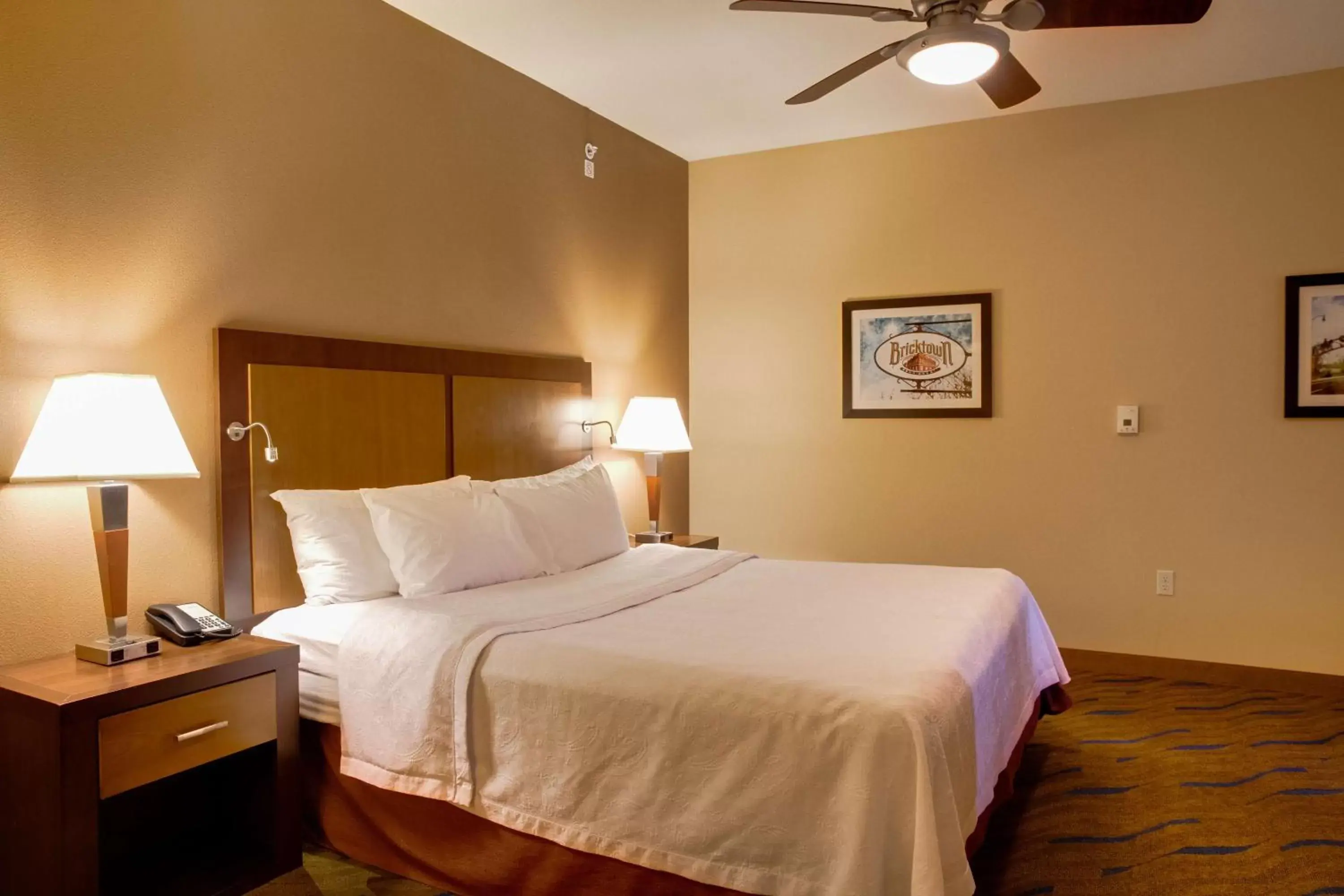 Bed in Homewood Suites by Hilton Oklahoma City-Bricktown