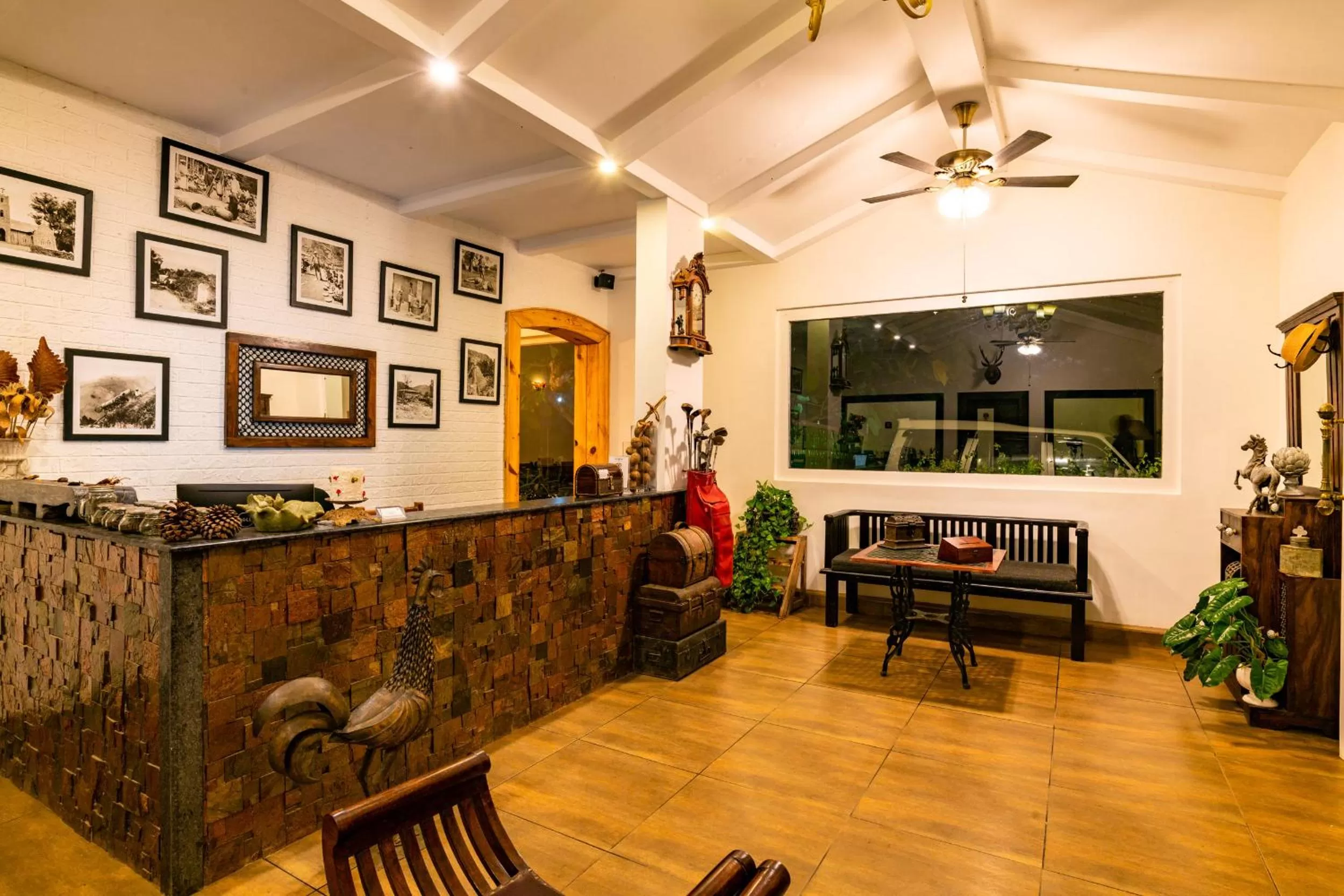 Lobby or reception in Tea Harvester