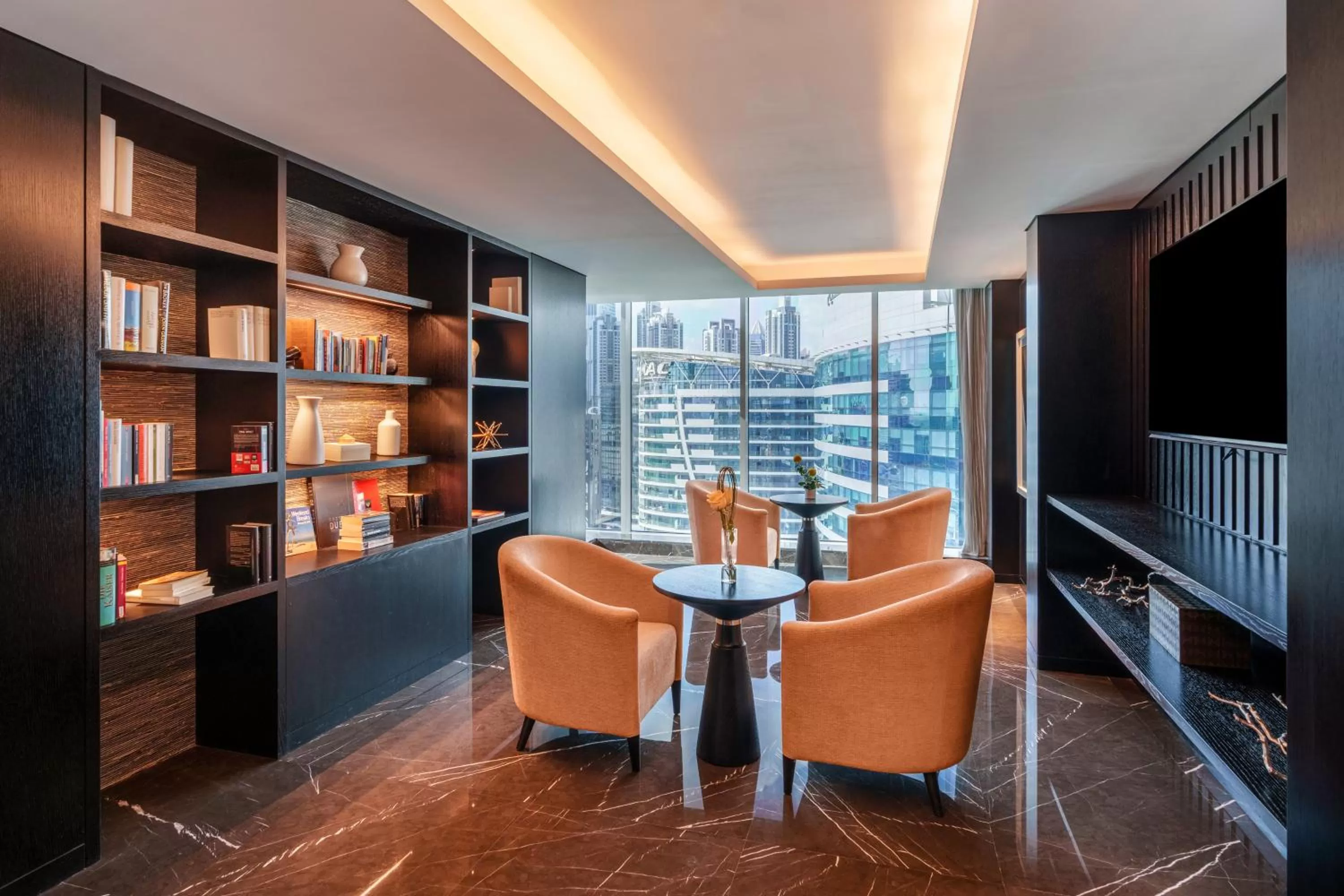 Seating area in Pullman Dubai Downtown