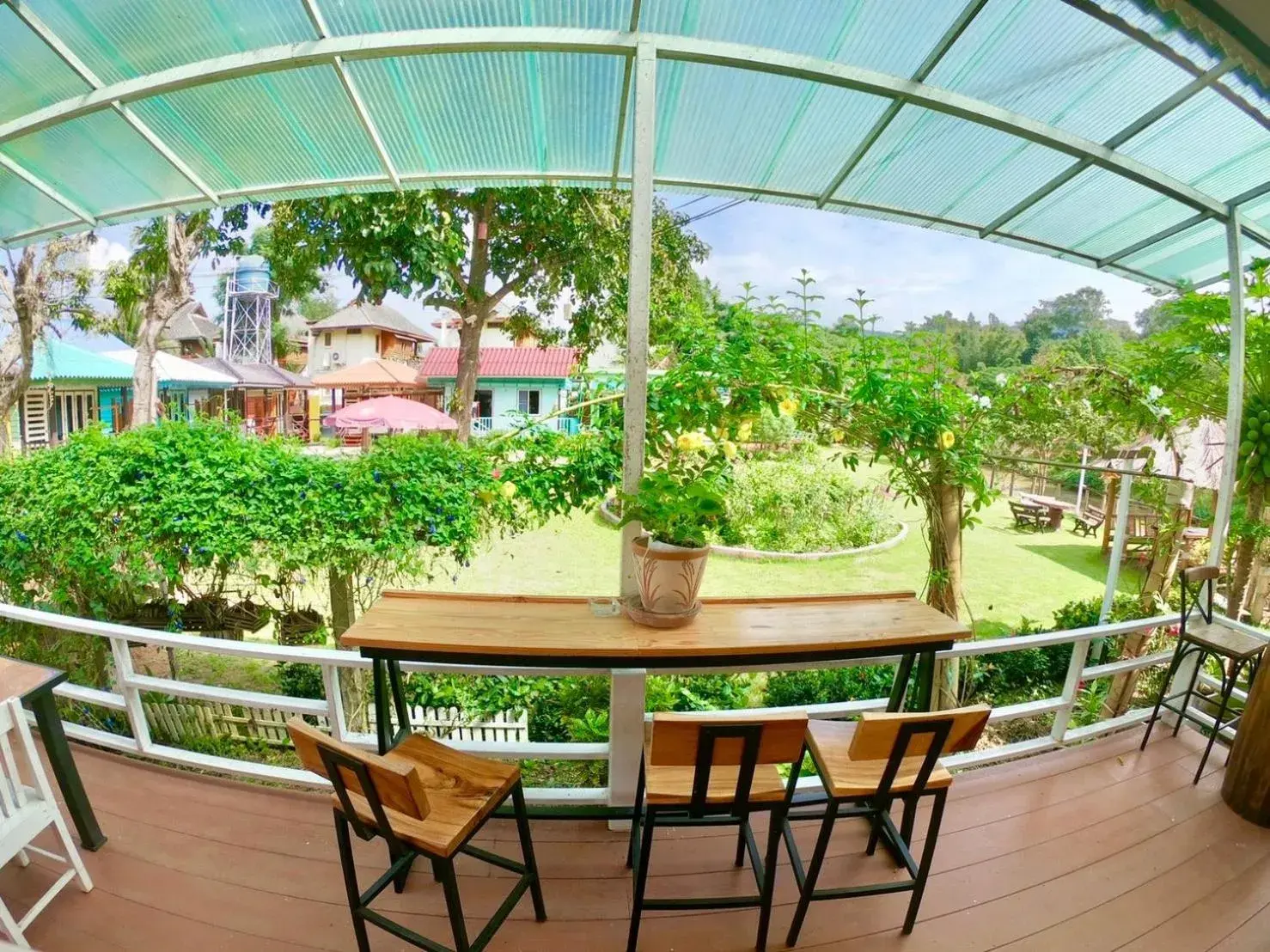 Patio in Prawdao Resort