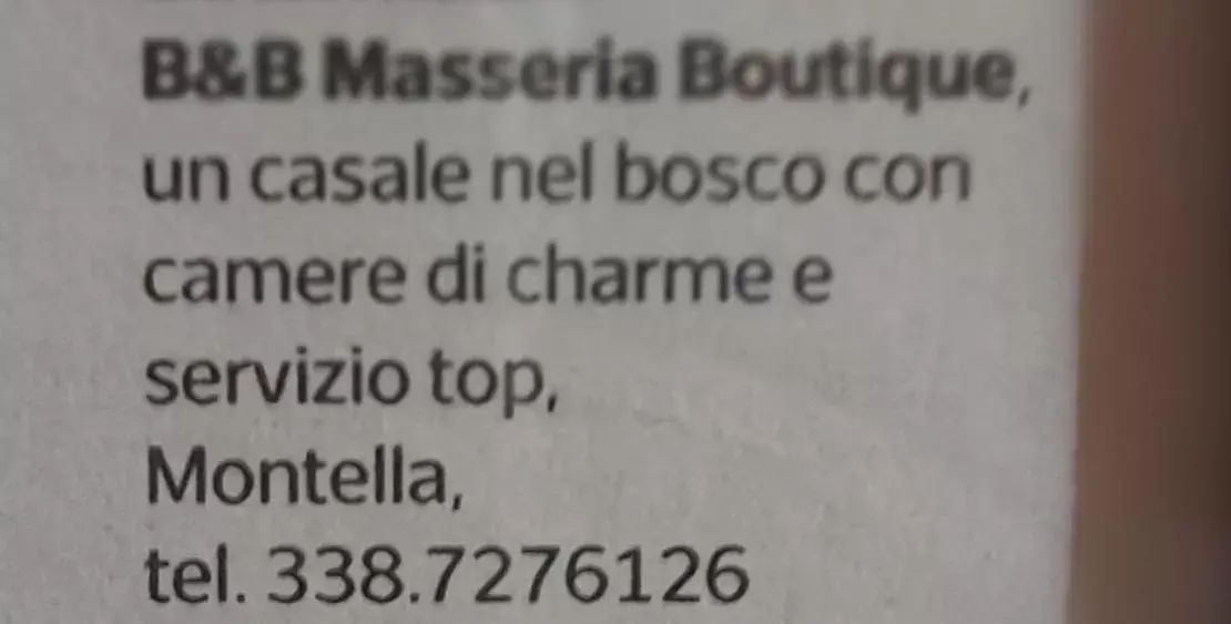 Masseria boutique b&b