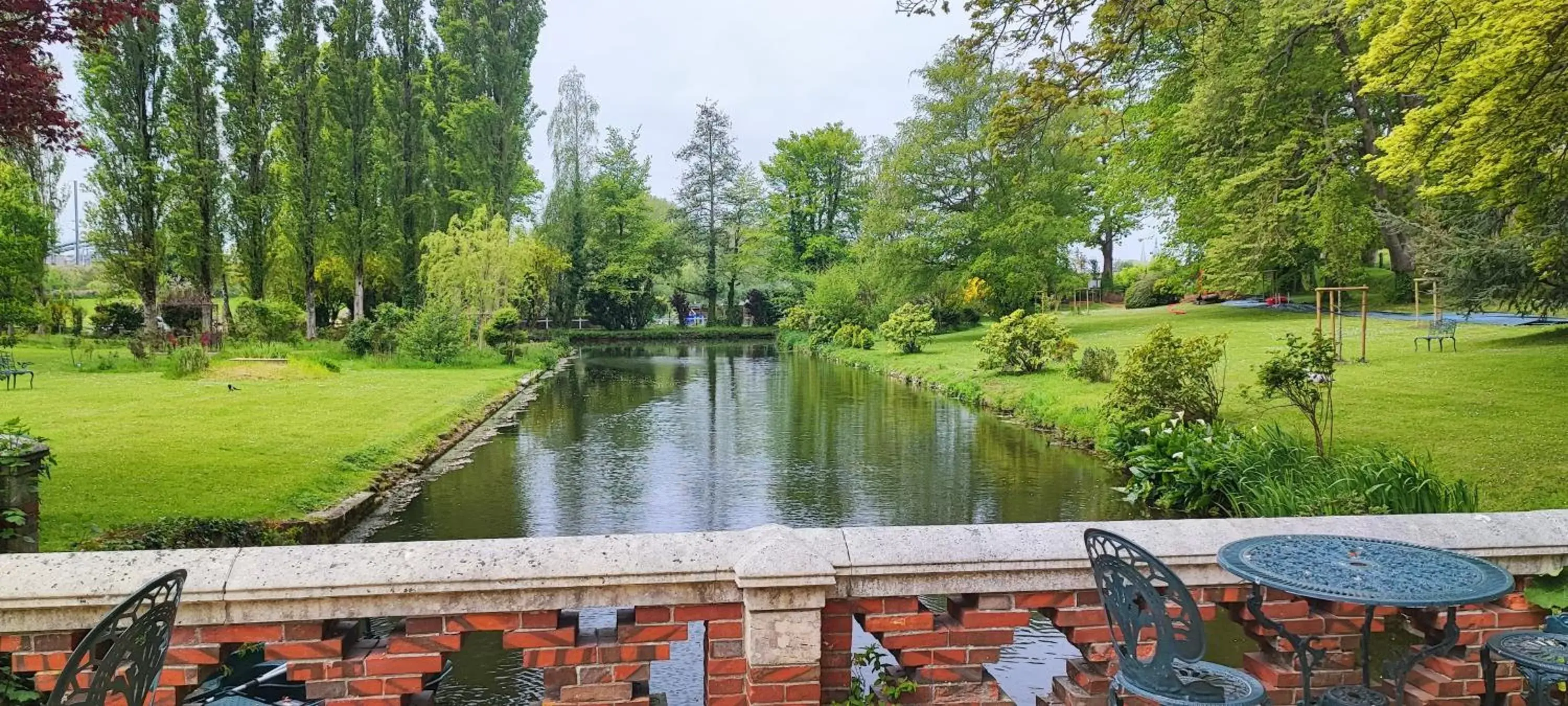 Garden in Château de Bellefontaine