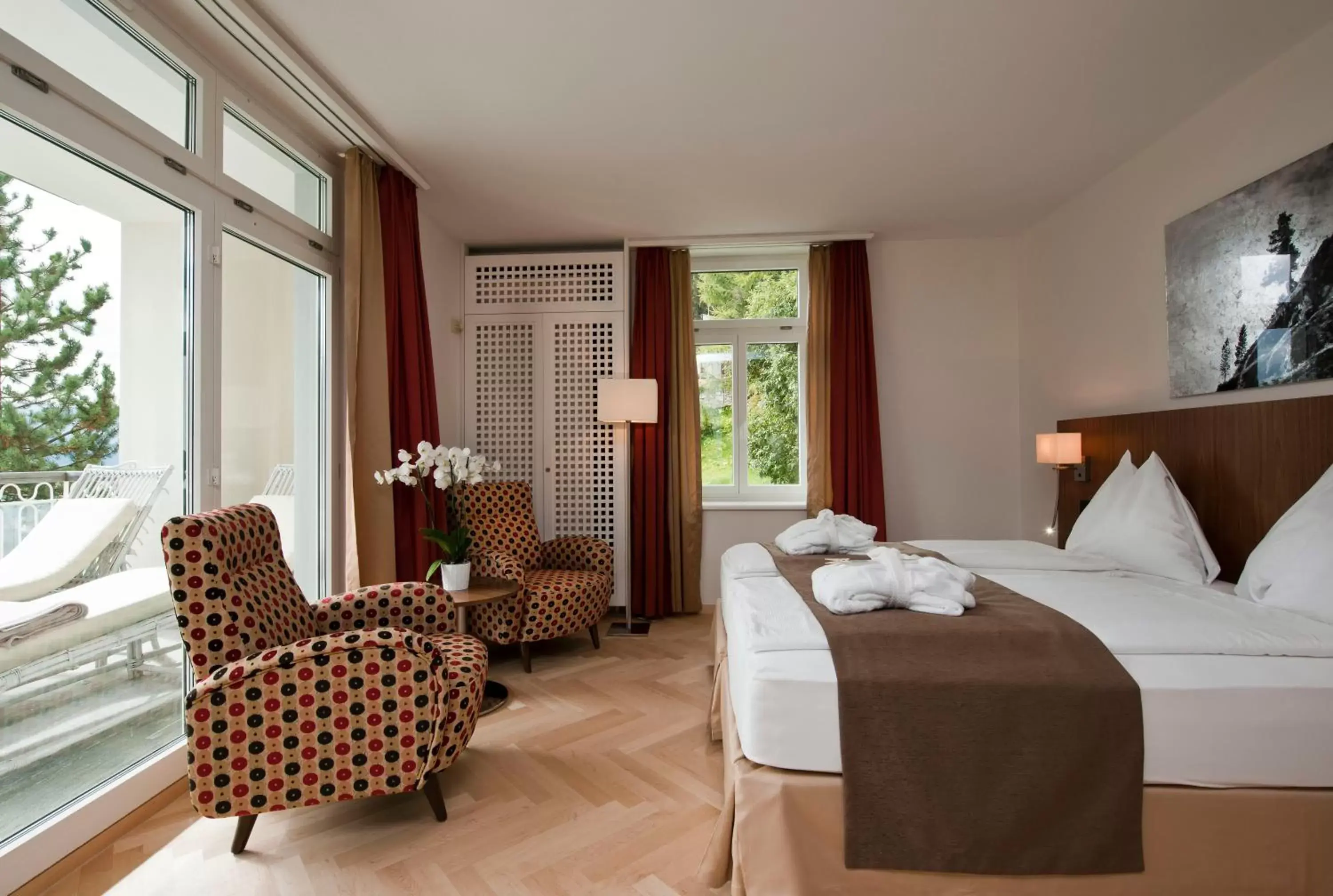 Bed in Waldhotel & SPA Davos - for body & soul