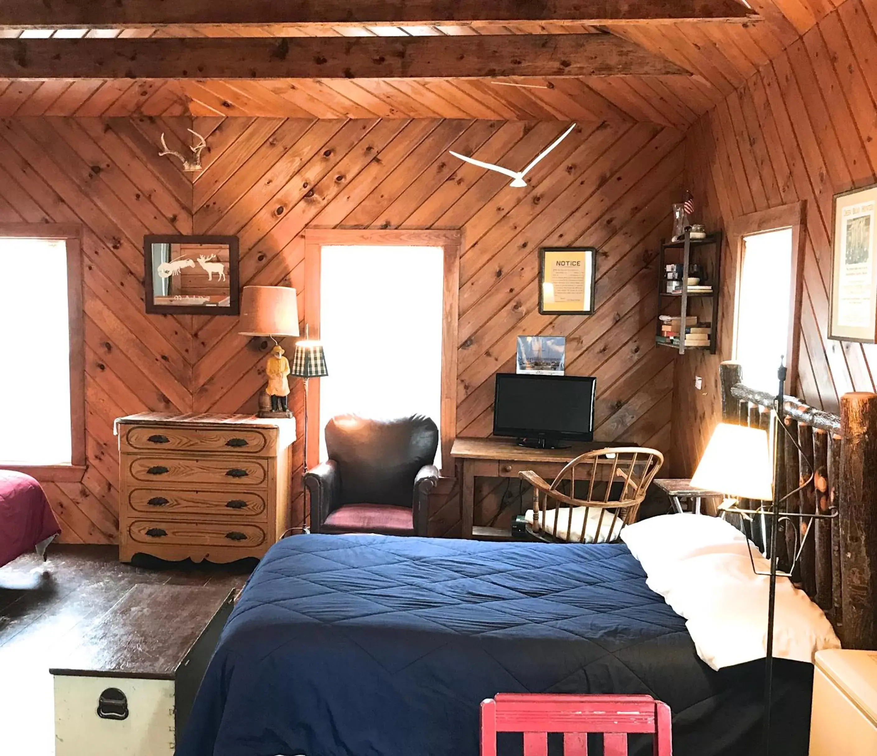 Bed, Seating Area in West Quoddy Station LLC