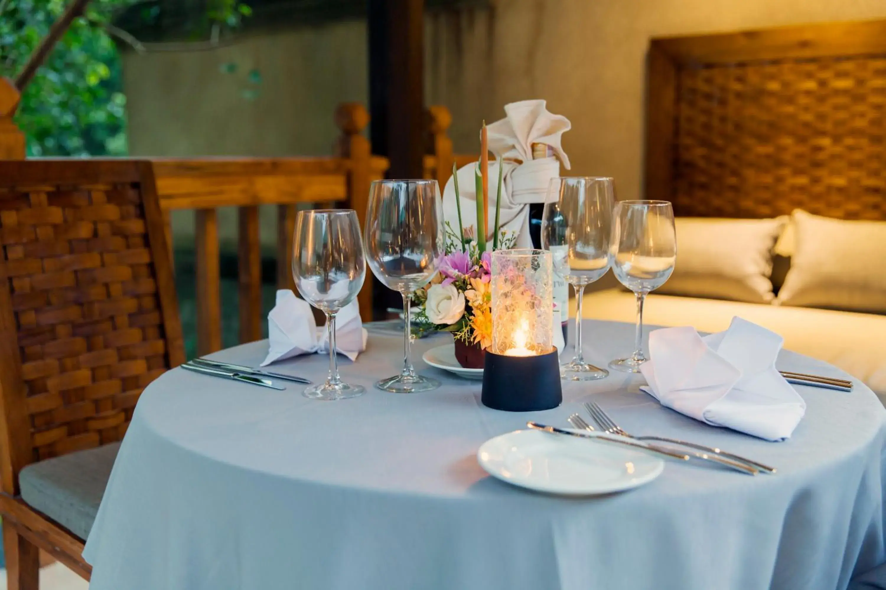 Night, Restaurant/Places to Eat in The Lokha Ubud Resort Villas and Spa