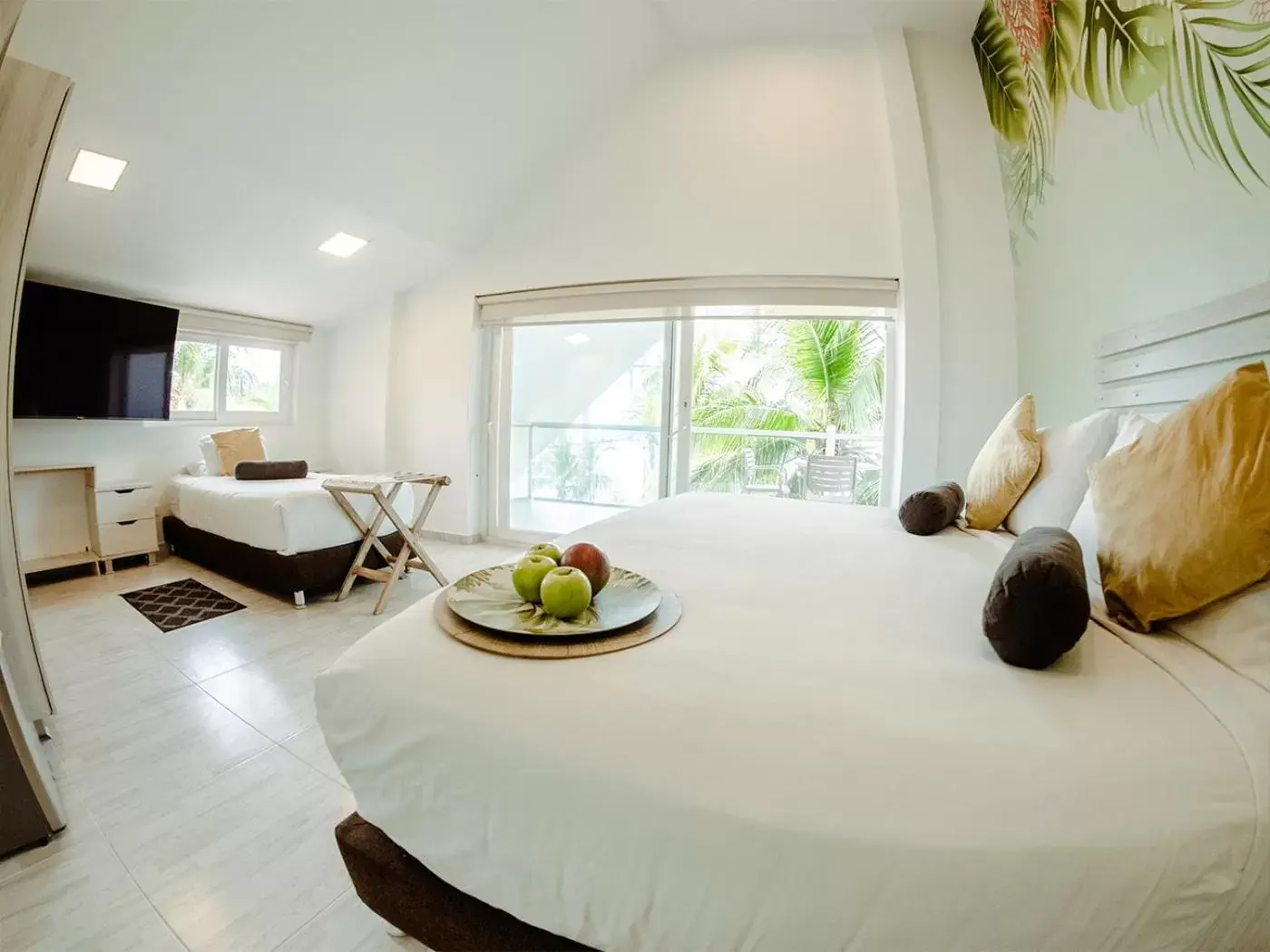 Bed in Hotel Koray Bed in Hotel Koray