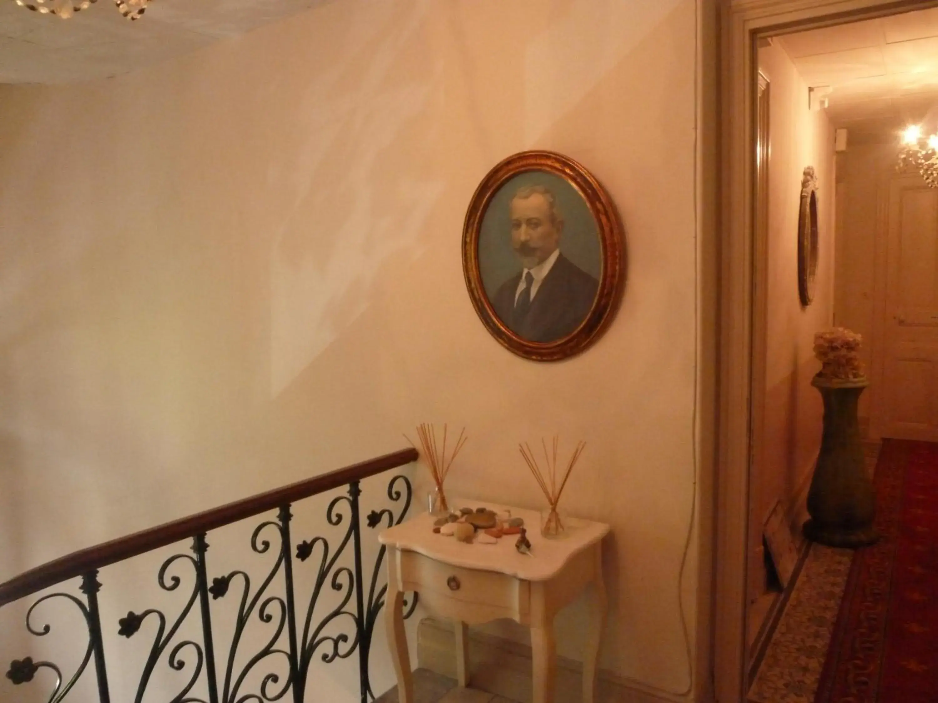 Decorative detail in Hotel Villa Rivoli