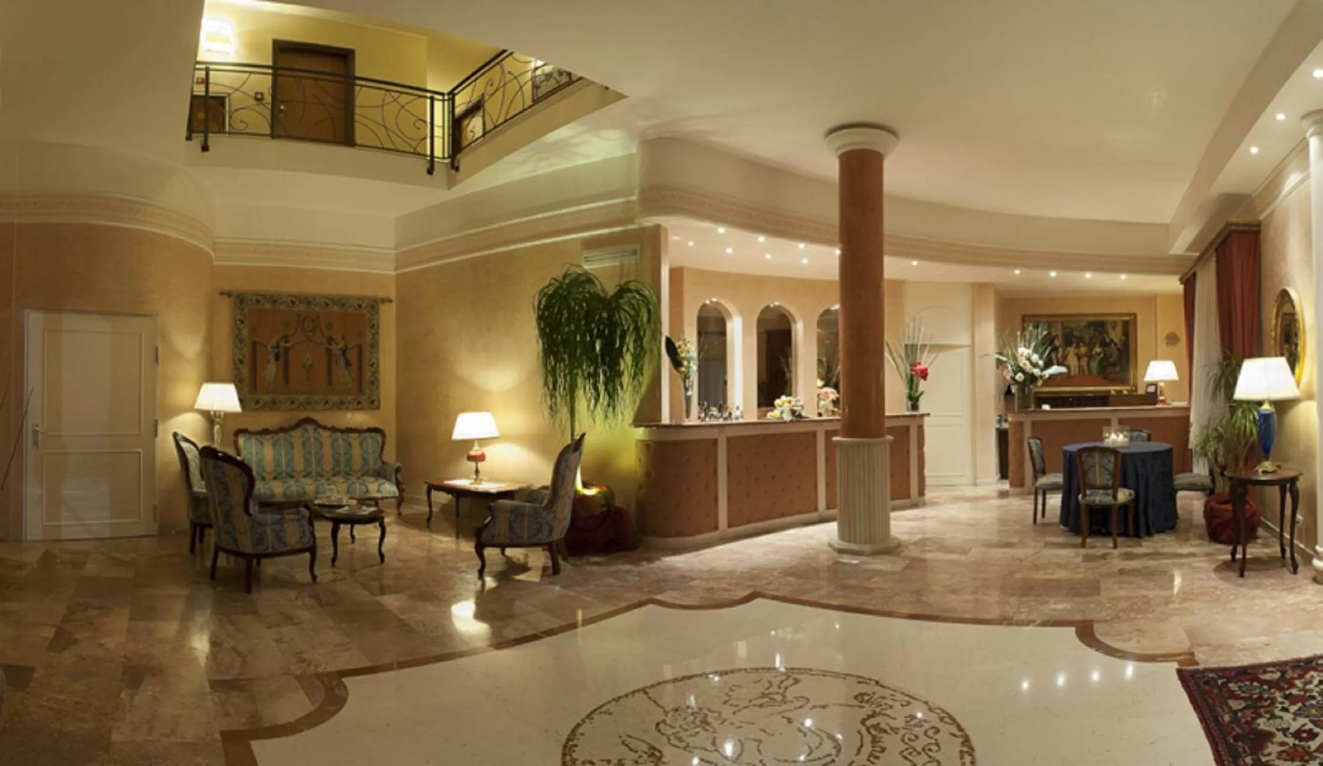 Lobby or reception in La Corte di Opaka