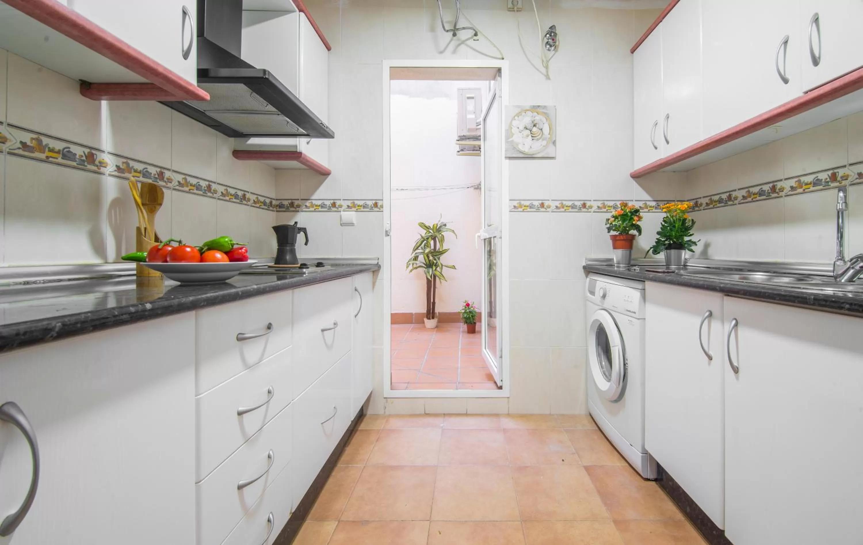 Kitchen or kitchenette in Apartamentos Granata